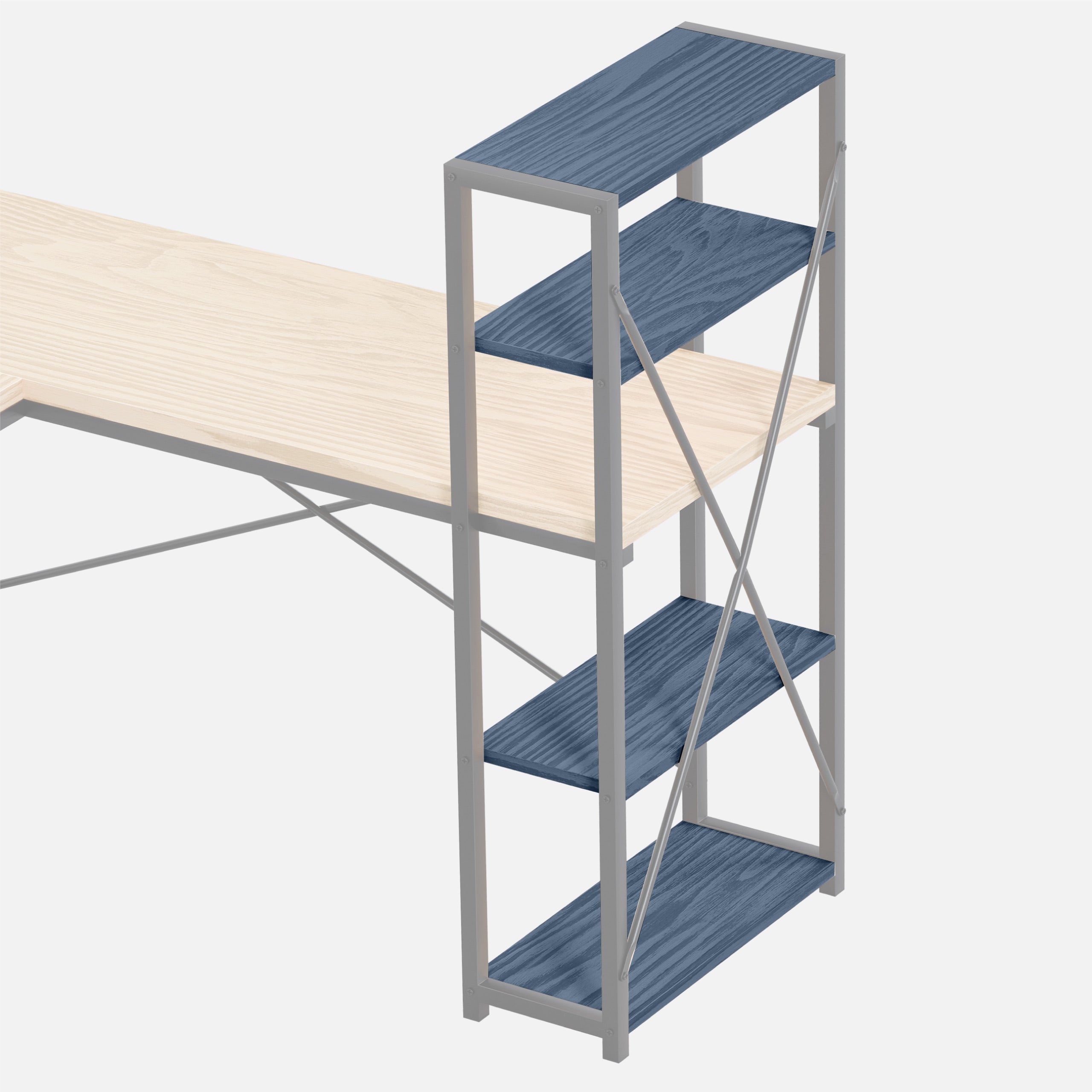 Hoekbureau met planken Mark Adler Leader 5.9 Craft 145 cm