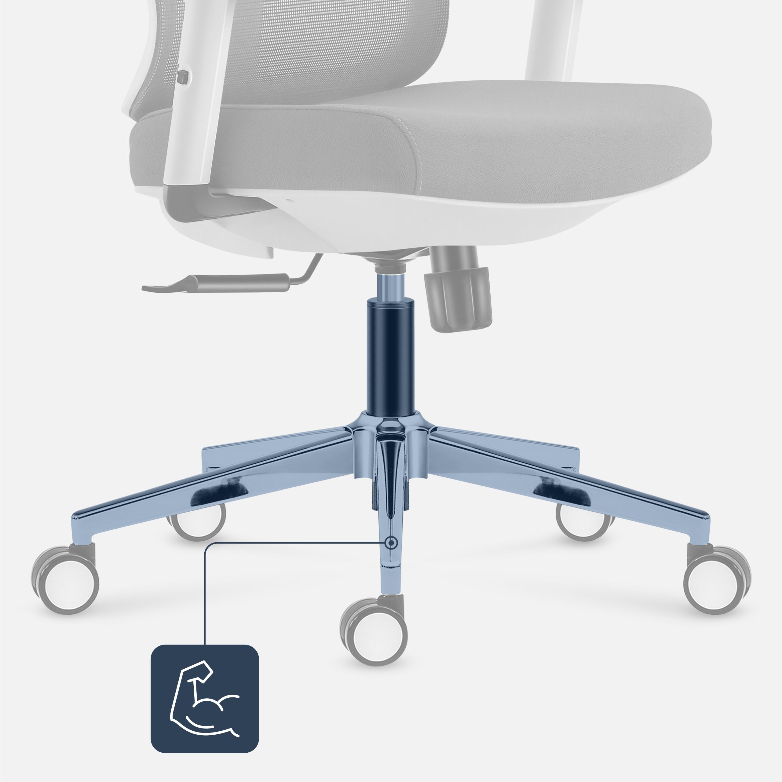 Ergonomische bureaustoel Mark Adler Manager 3.3 White