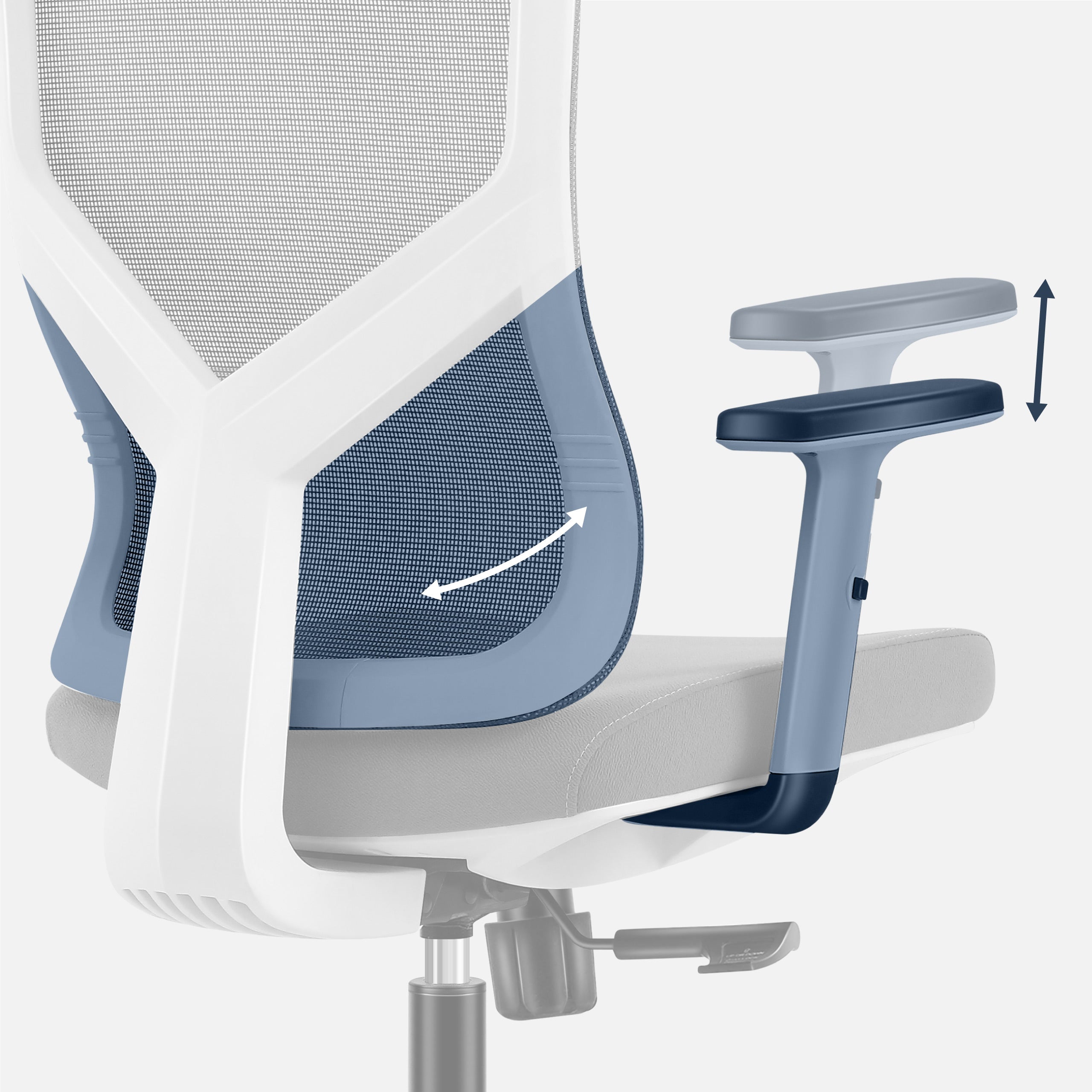 Ergonomische bureaustoel Mark Adler Manager 3.3 White