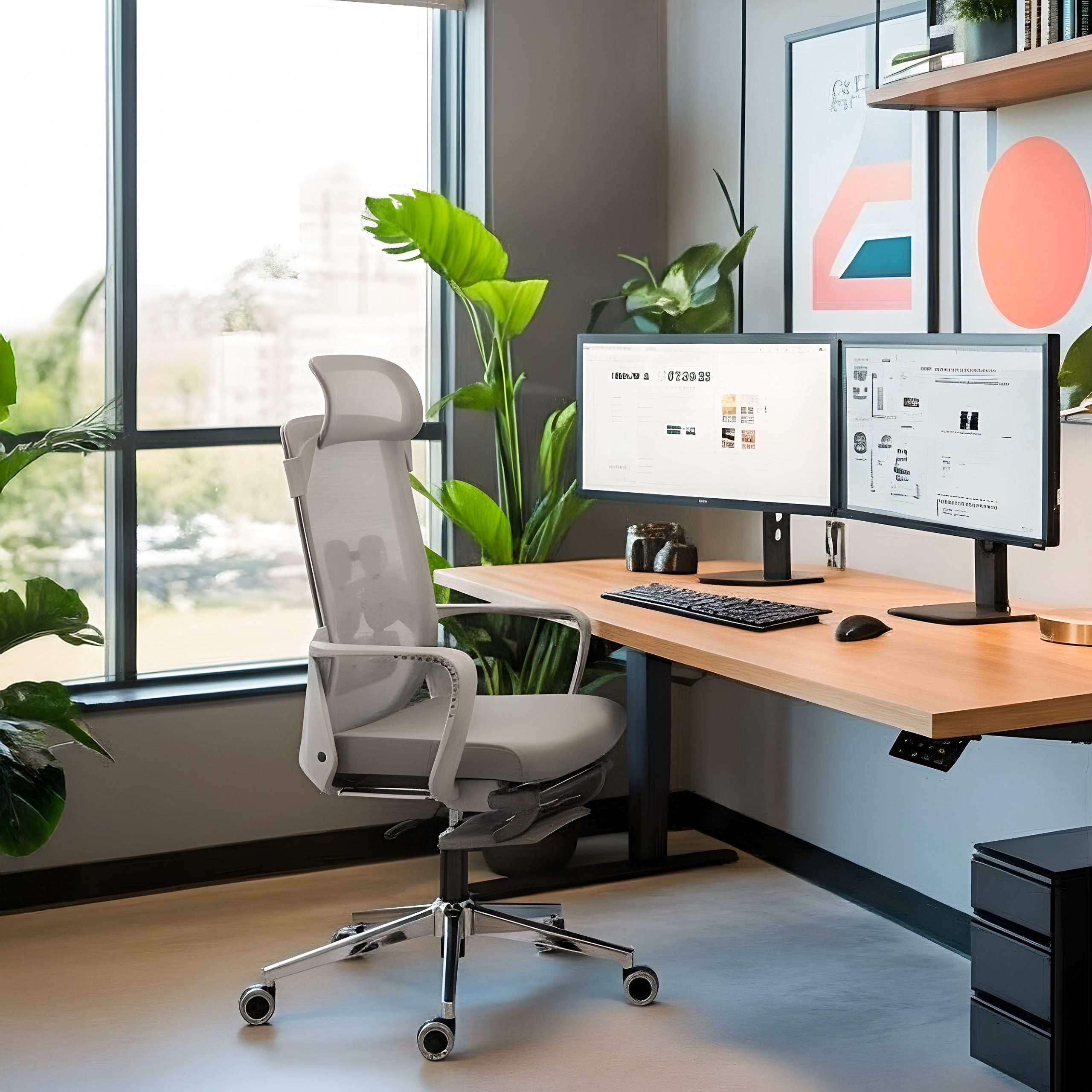 Ergonomische bureaustoel Mark Adler Manager 3.6 Grey