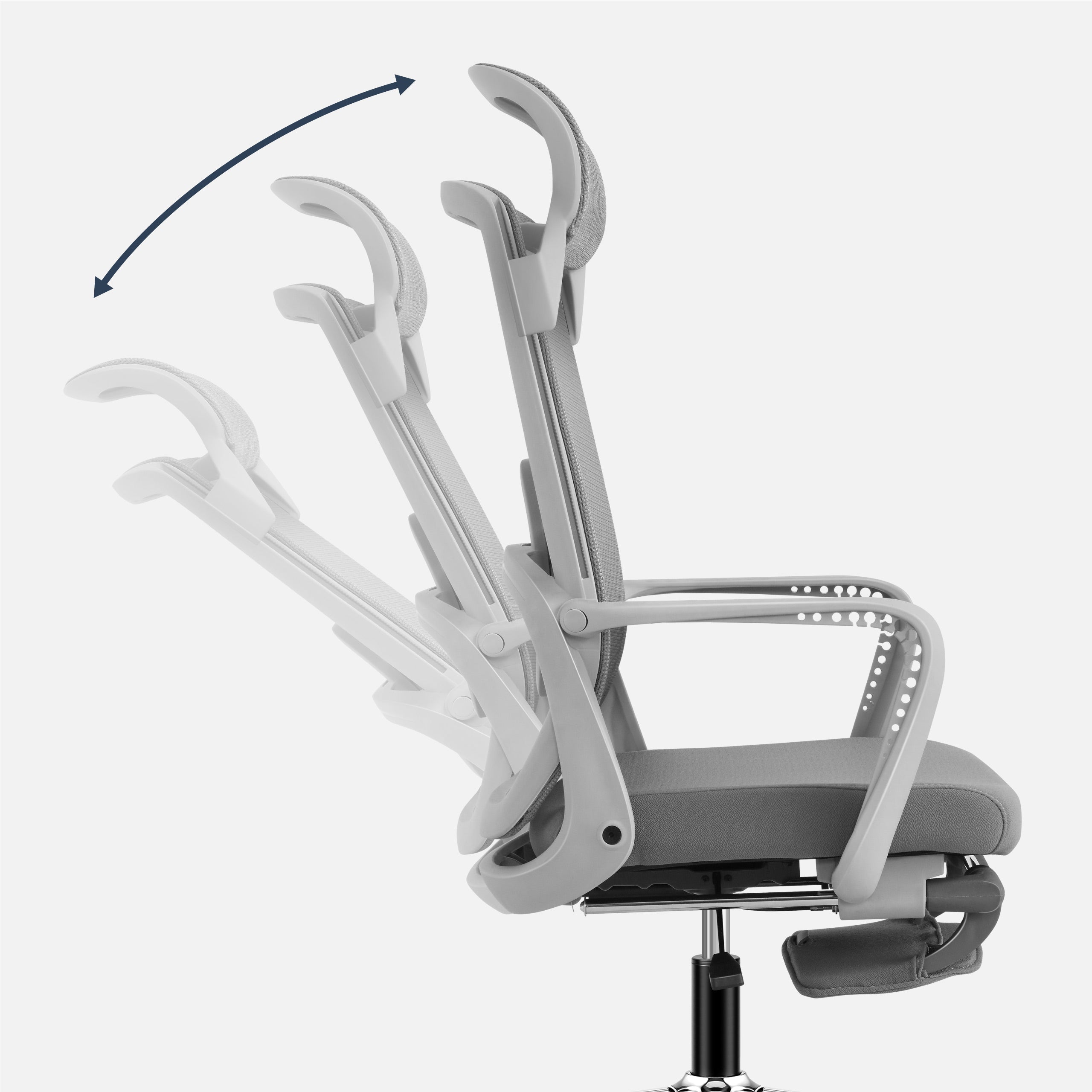 Ergonomische bureaustoel Mark Adler Manager 3.6 Grey