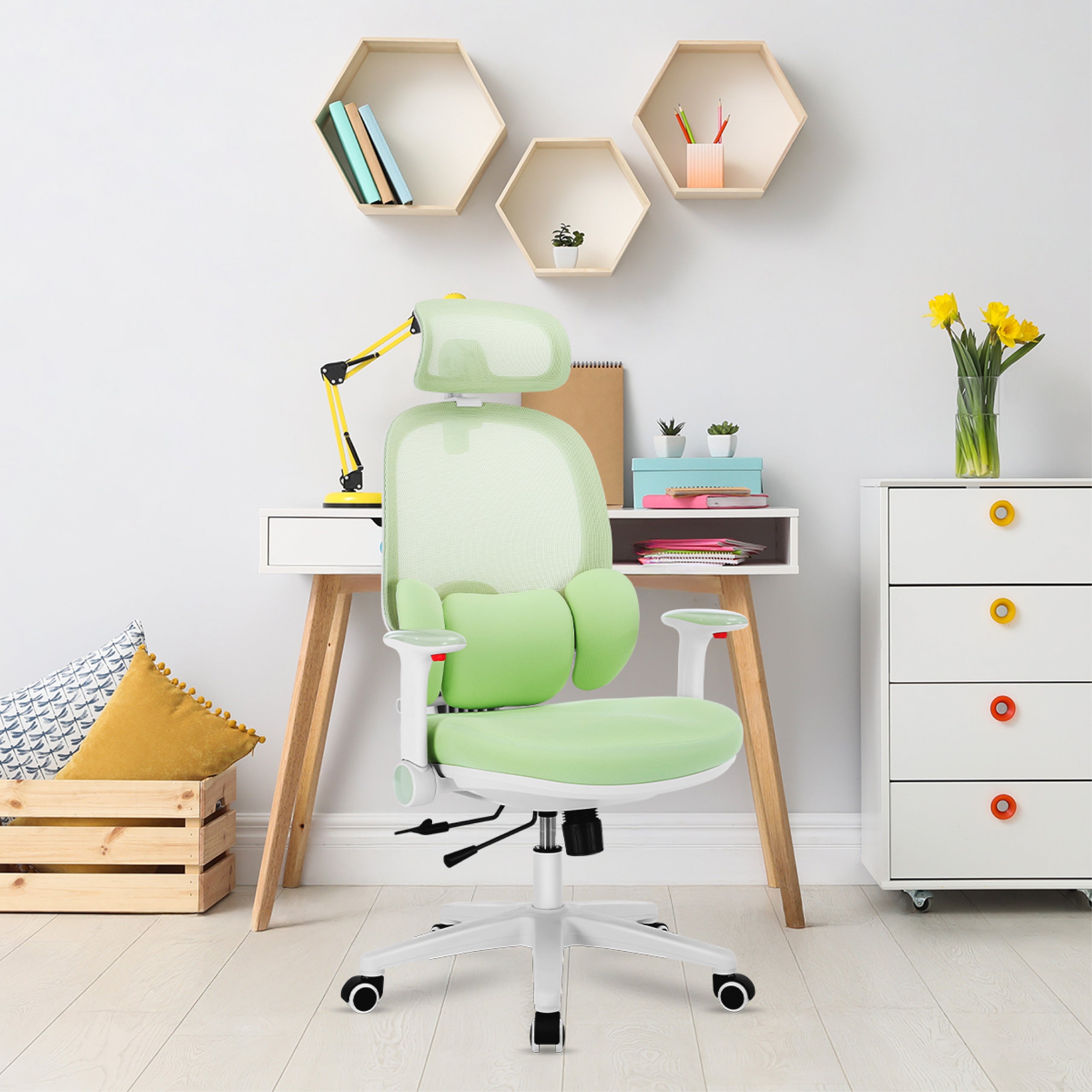 Ergonomische kinderfauteuil Mark Adler Junior 6.3 Green
