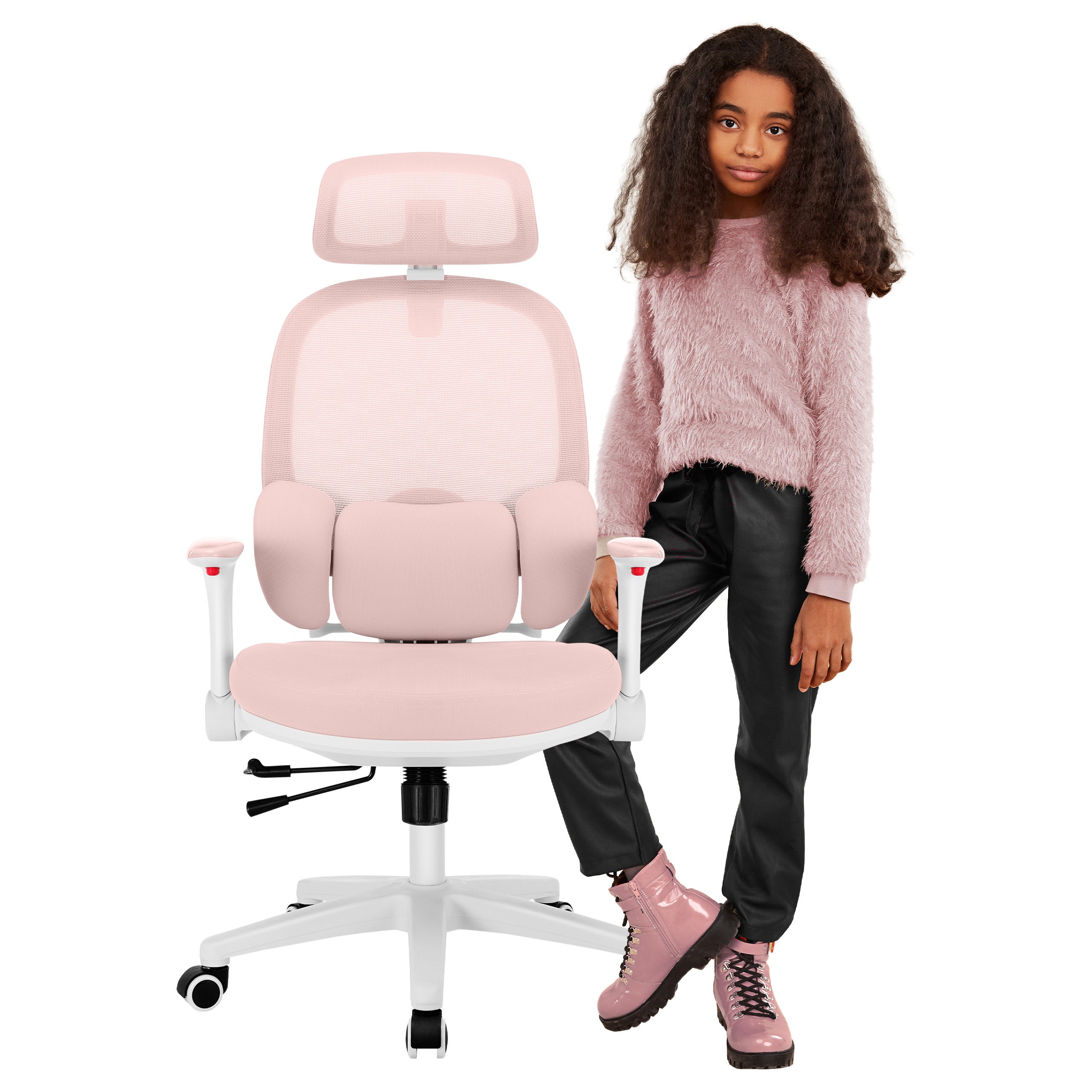 Ergonomische kinderfauteuil Mark Adler Junior 6.3 Pink