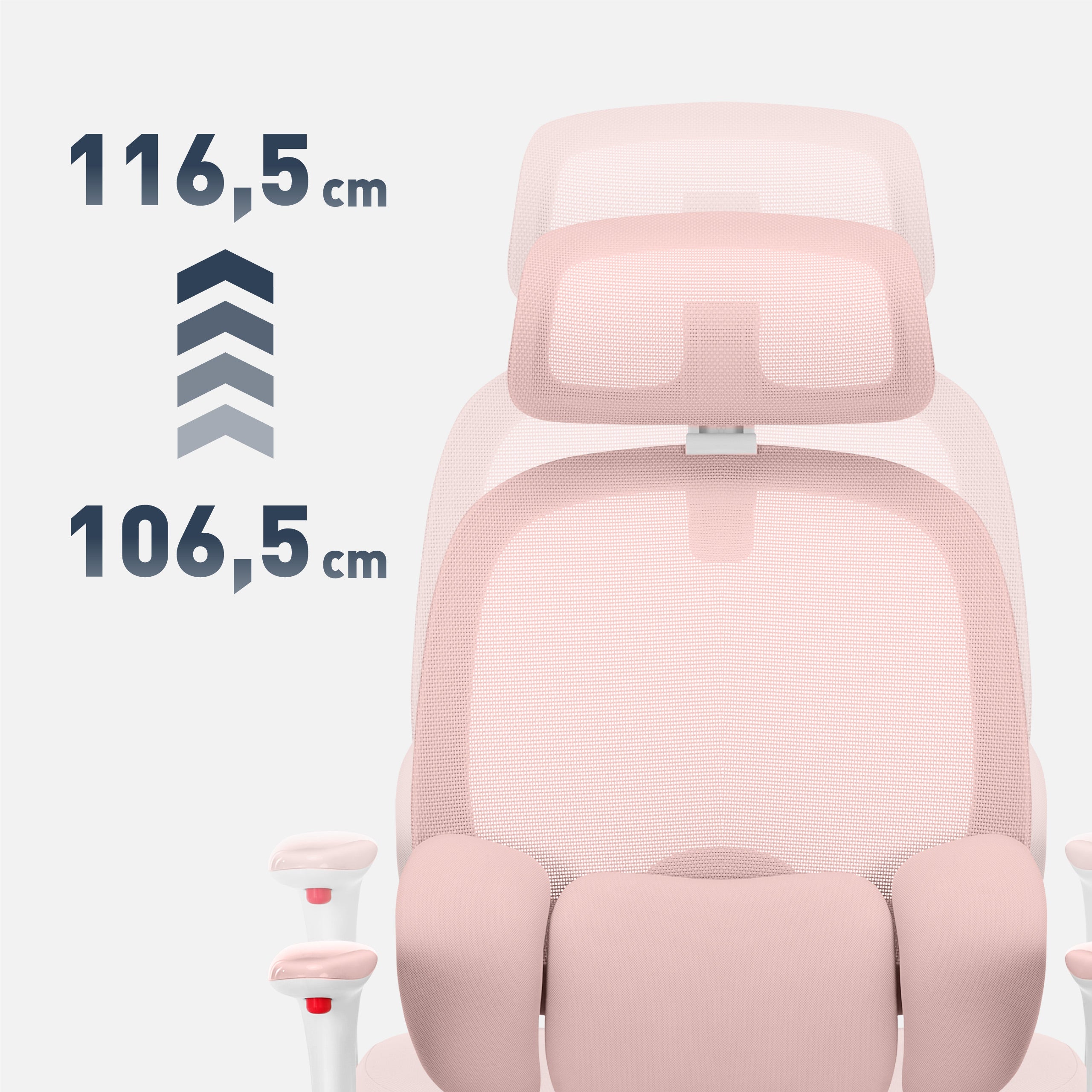 Ergonomische kinderfauteuil Mark Adler Junior 6.3 Pink