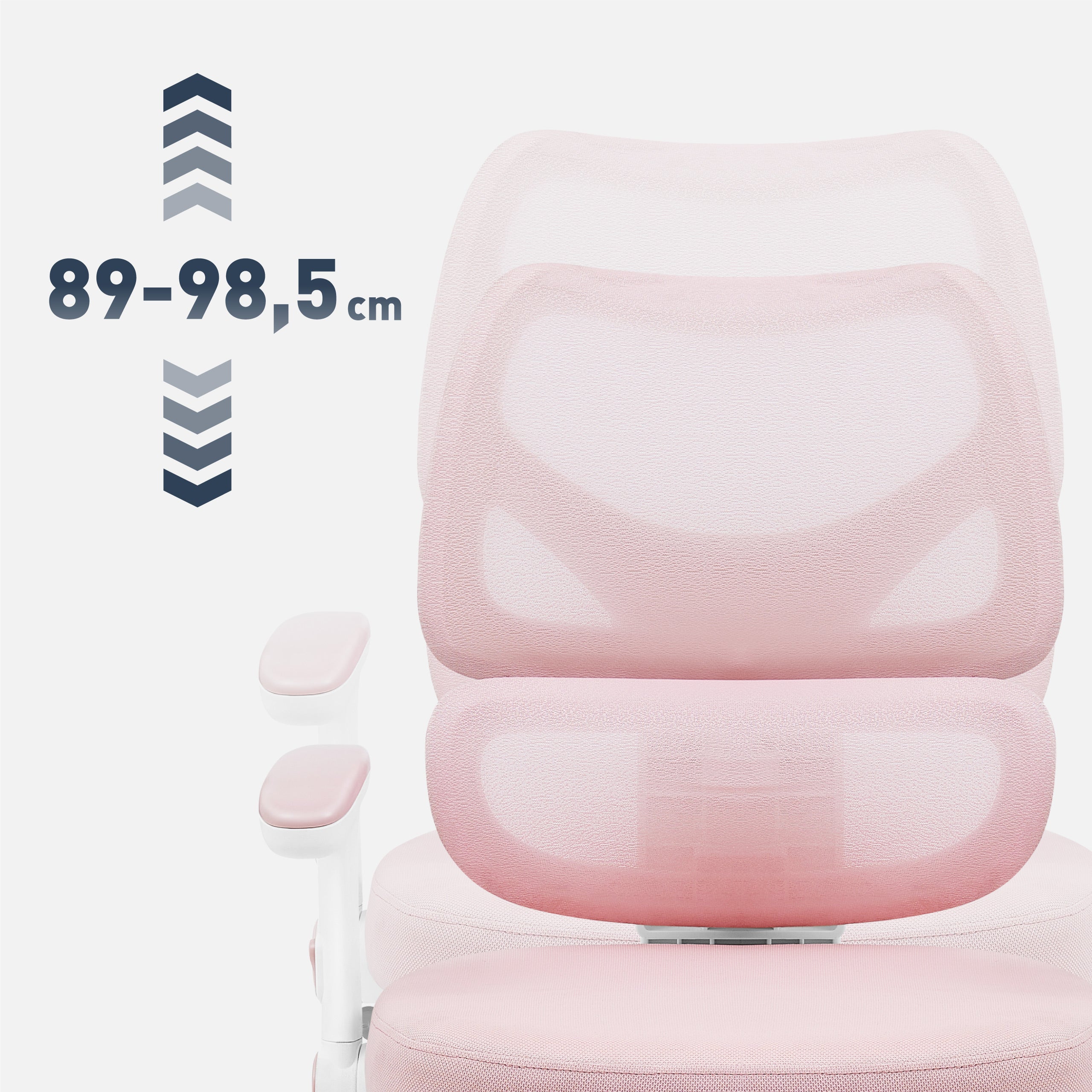 Mark Adler Junior 5.3 Pink draaistoel voor kinderen