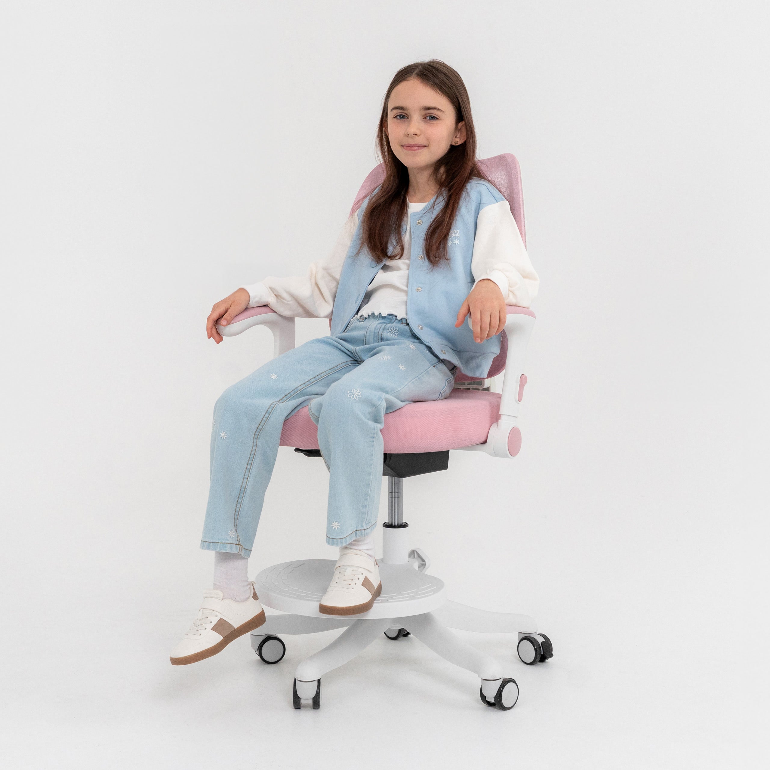 Mark Adler Junior 5.3 Pink draaistoel voor kinderen