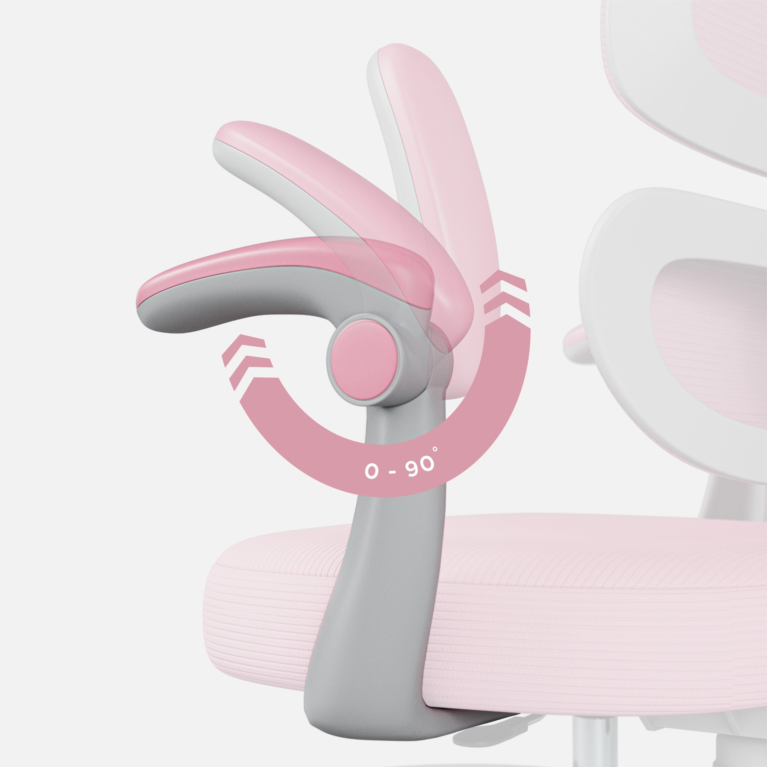 Ergonomische kinderfauteuil Mark Adler Junior 4.4 Pink