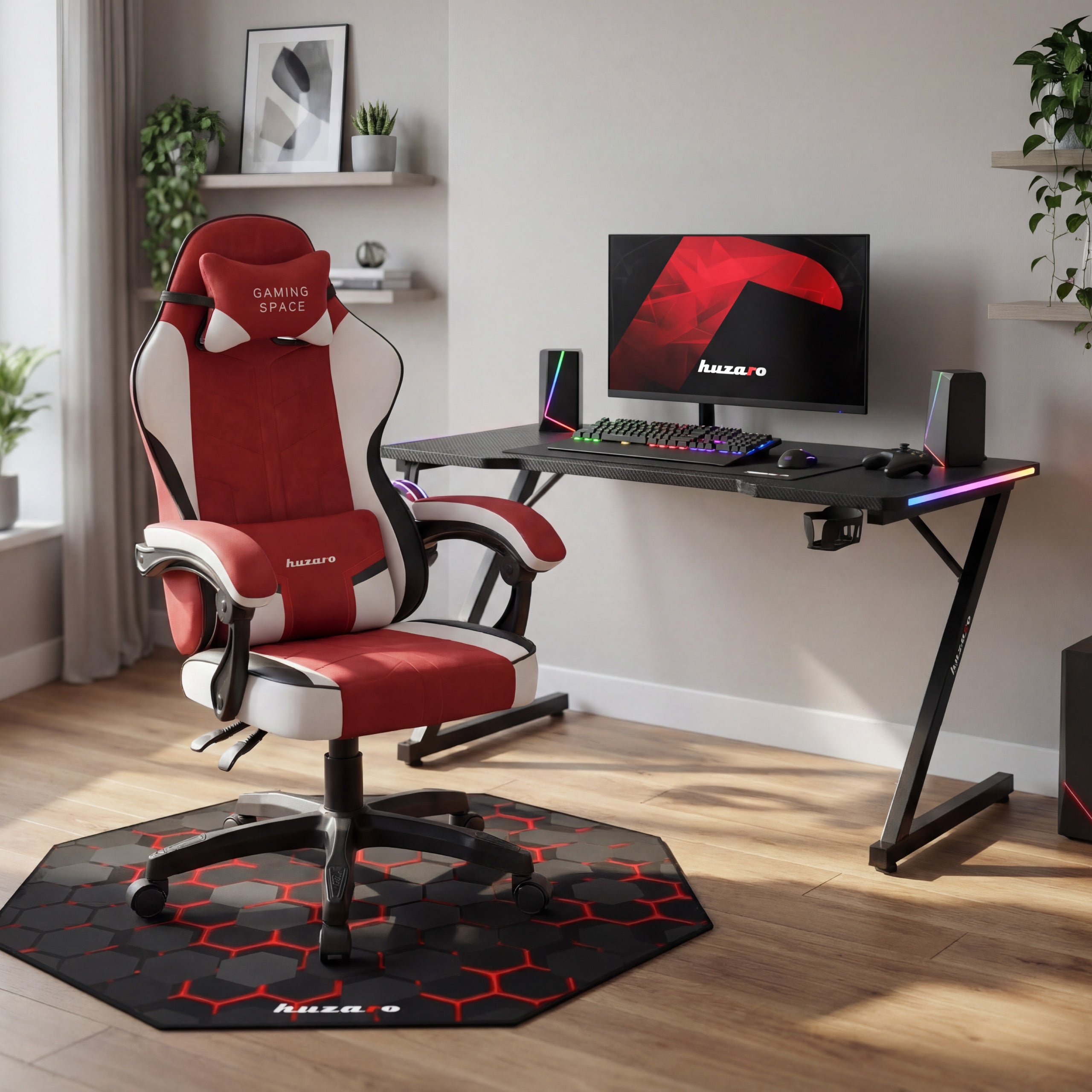 Gamingmat voor de Huzaro-stoel: FloorMat 2.0
