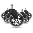 Wieltjes voor de fauteuil Casters 2.0 Black