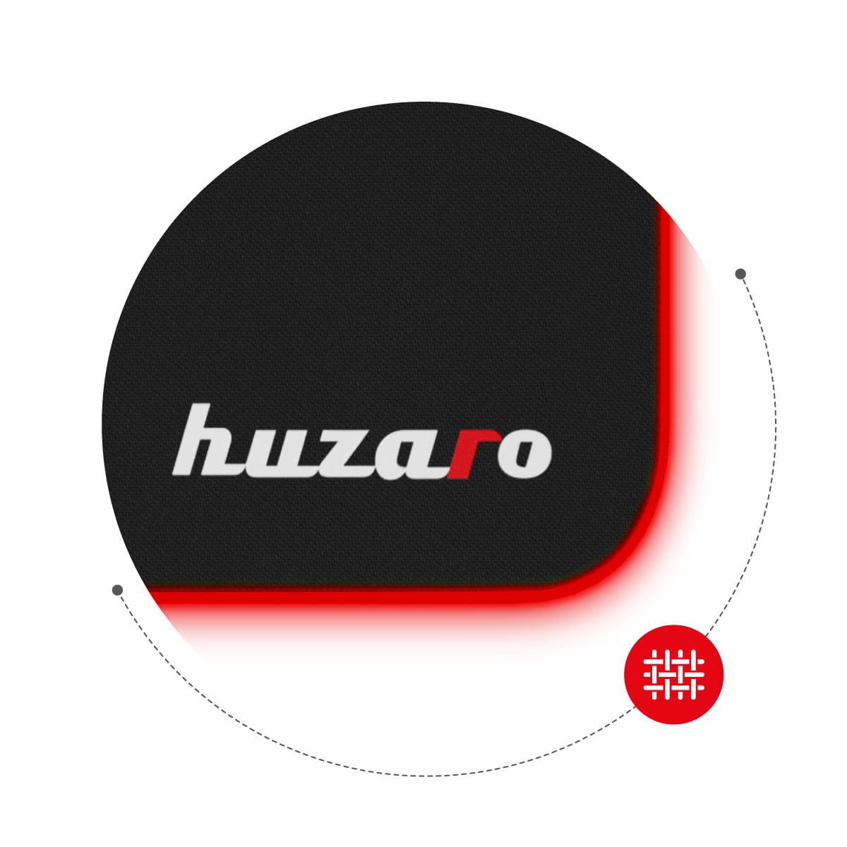 Huzaro RGB Design gaming-muismat