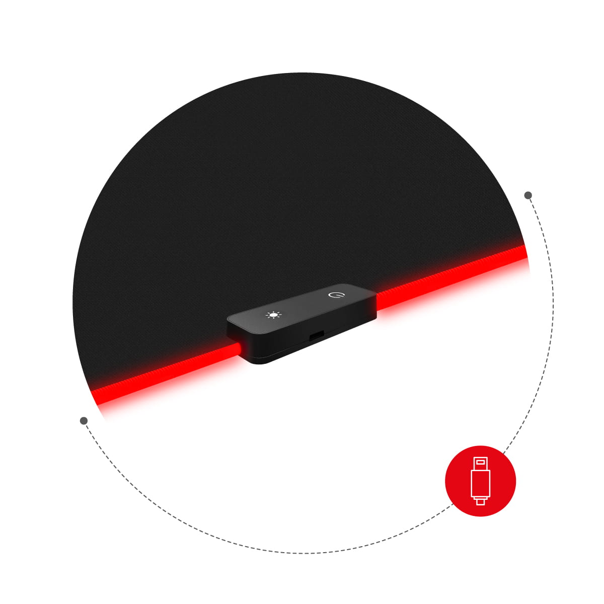 Huzaro RGB Design gaming-muismat