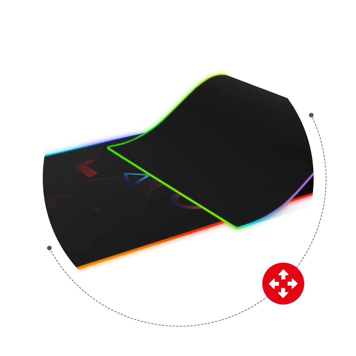 Huzaro RGB Design gaming-muismat