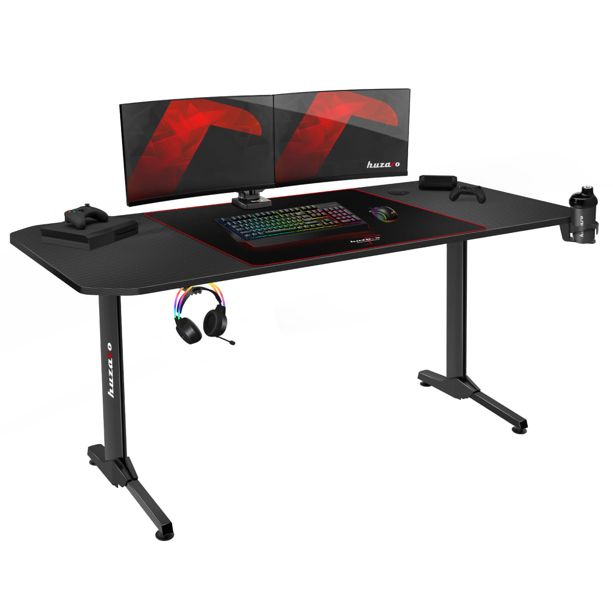 Huzaro Hero 4.7 Black gamingbureau, 160 cm