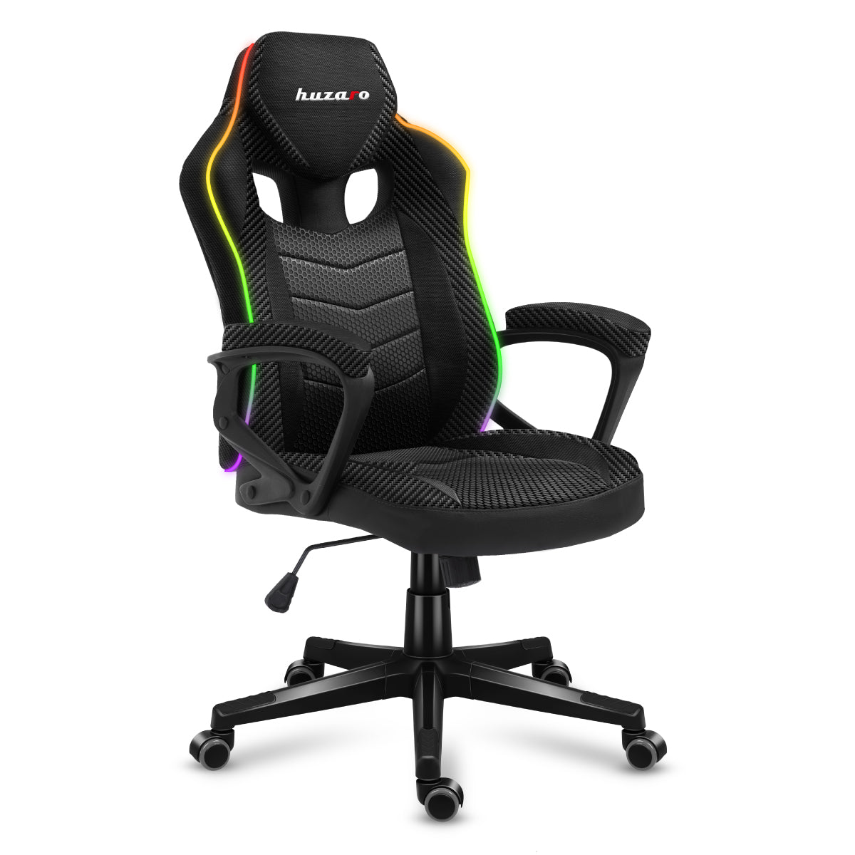 Huzaro Force 2.5 RGB Carbon Mesh-gamingstoel