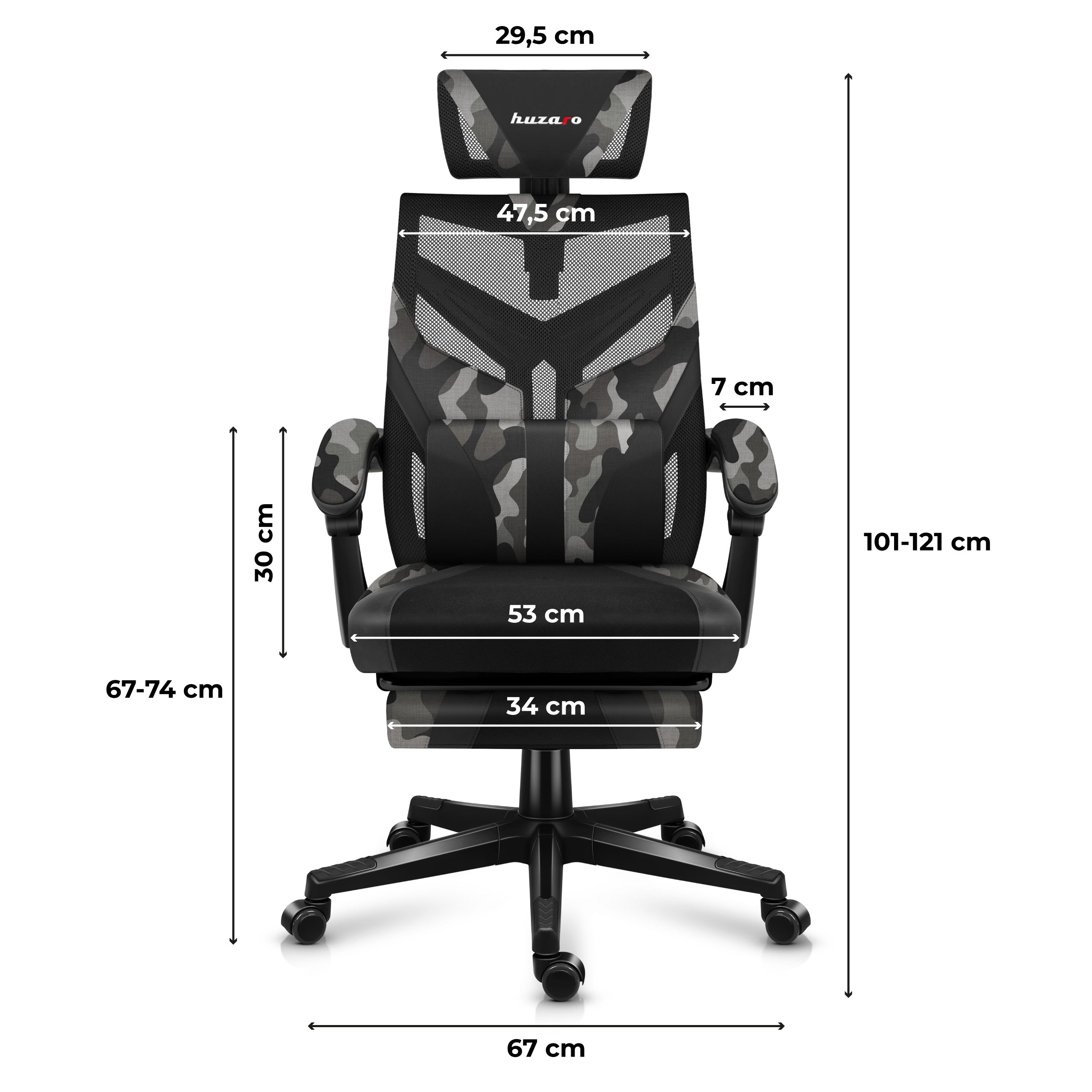 Huzaro Combat 5.0 Camo gamingstoel