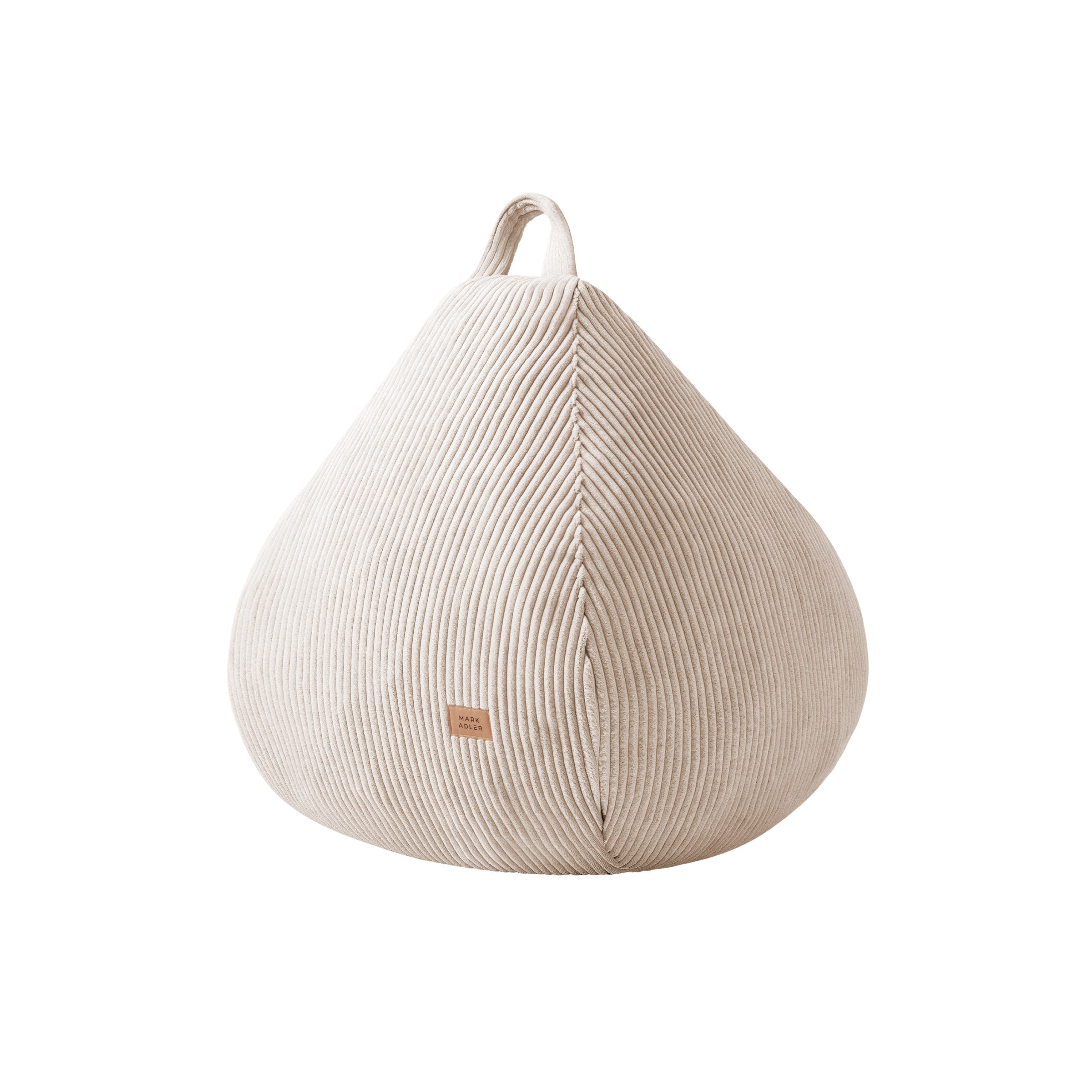 Beige corduroy zitzak Mark Adler Comfy 1.0 Beige
