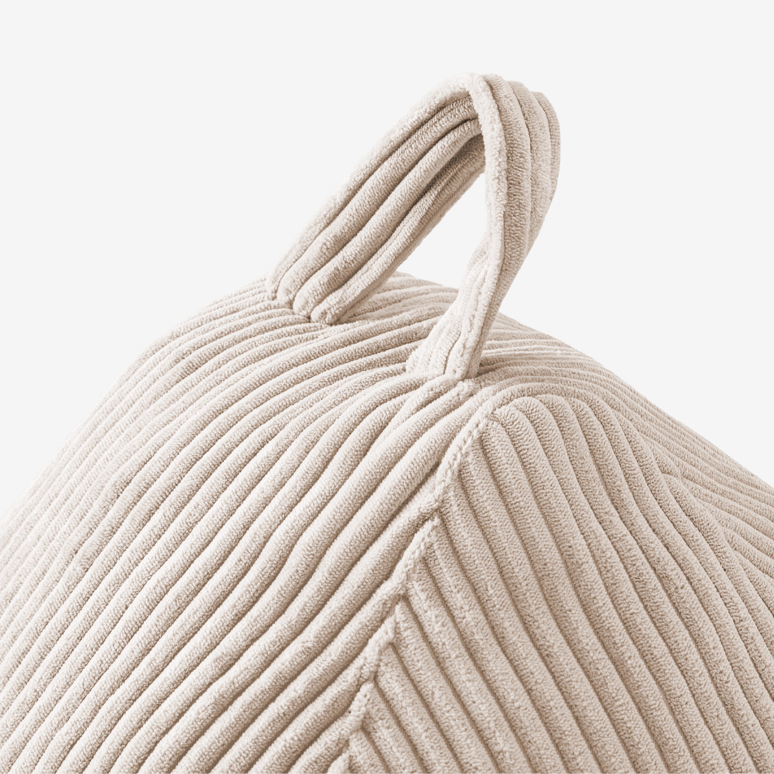 Beige corduroy zitzak Mark Adler Comfy 1.0 Beige