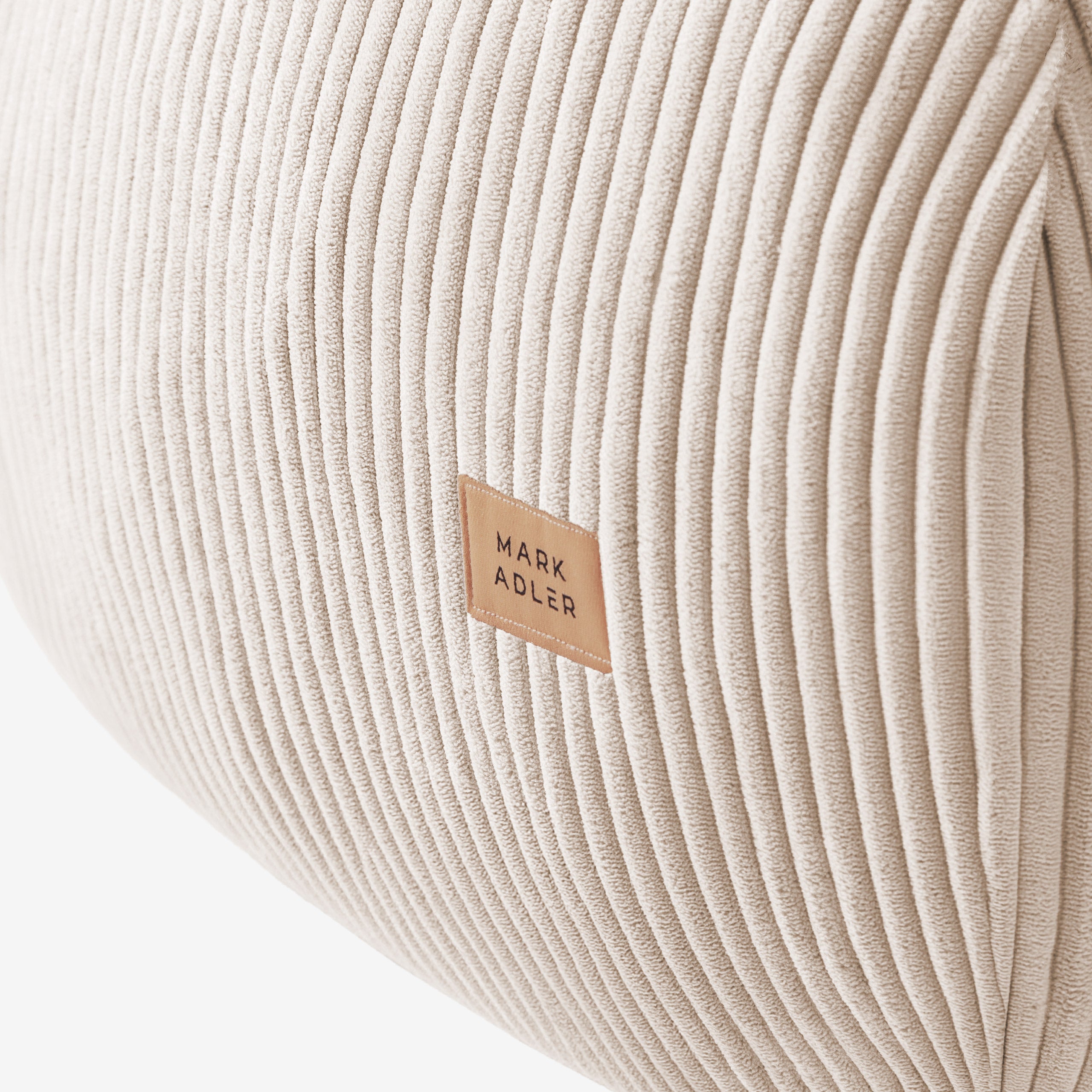 Beige corduroy zitzak Mark Adler Comfy 1.0 Beige