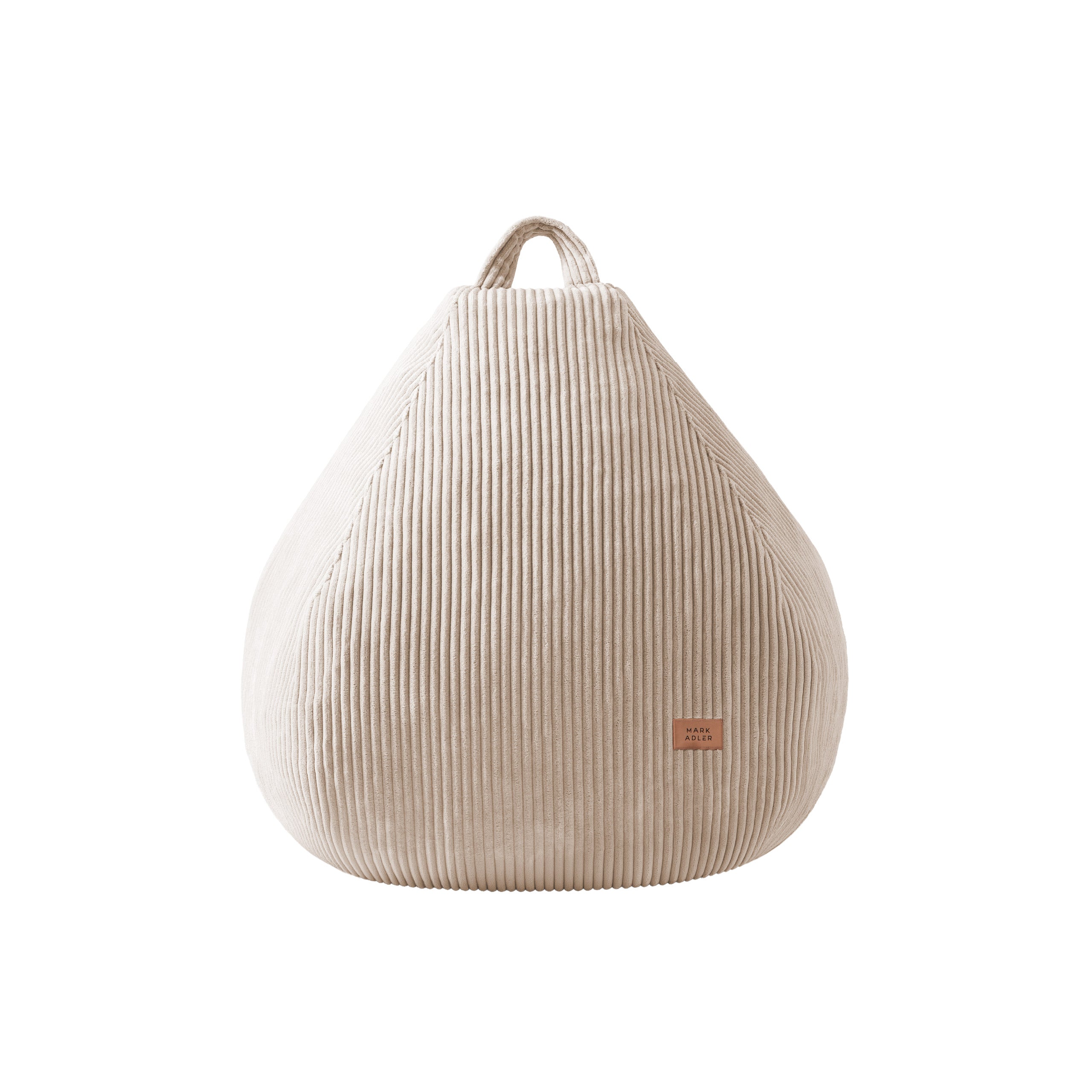 Beige corduroy zitzak Mark Adler Comfy 1.0 Beige