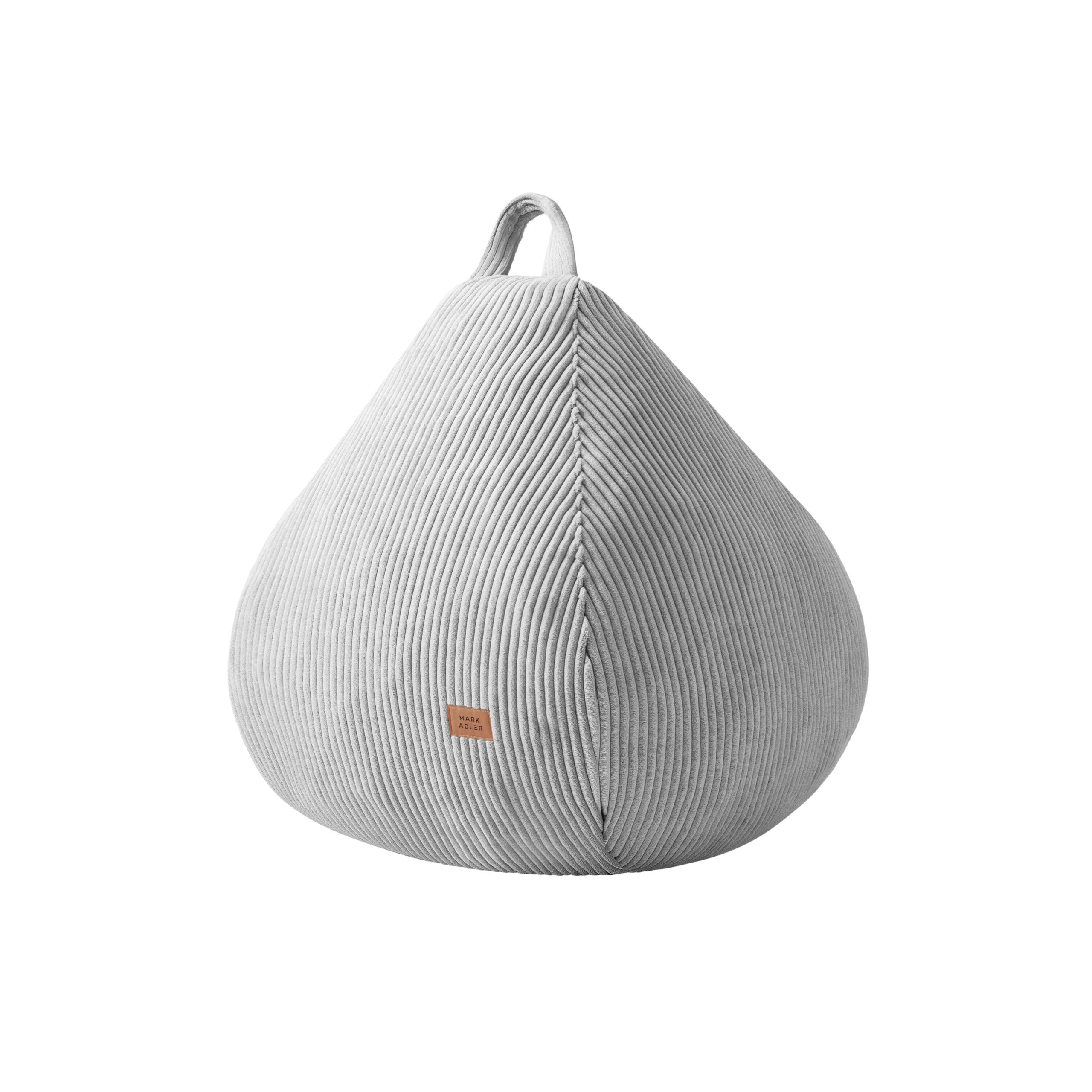 Grijze corduroy zitzak van Mark Adler Comfy 1.0 Grey
