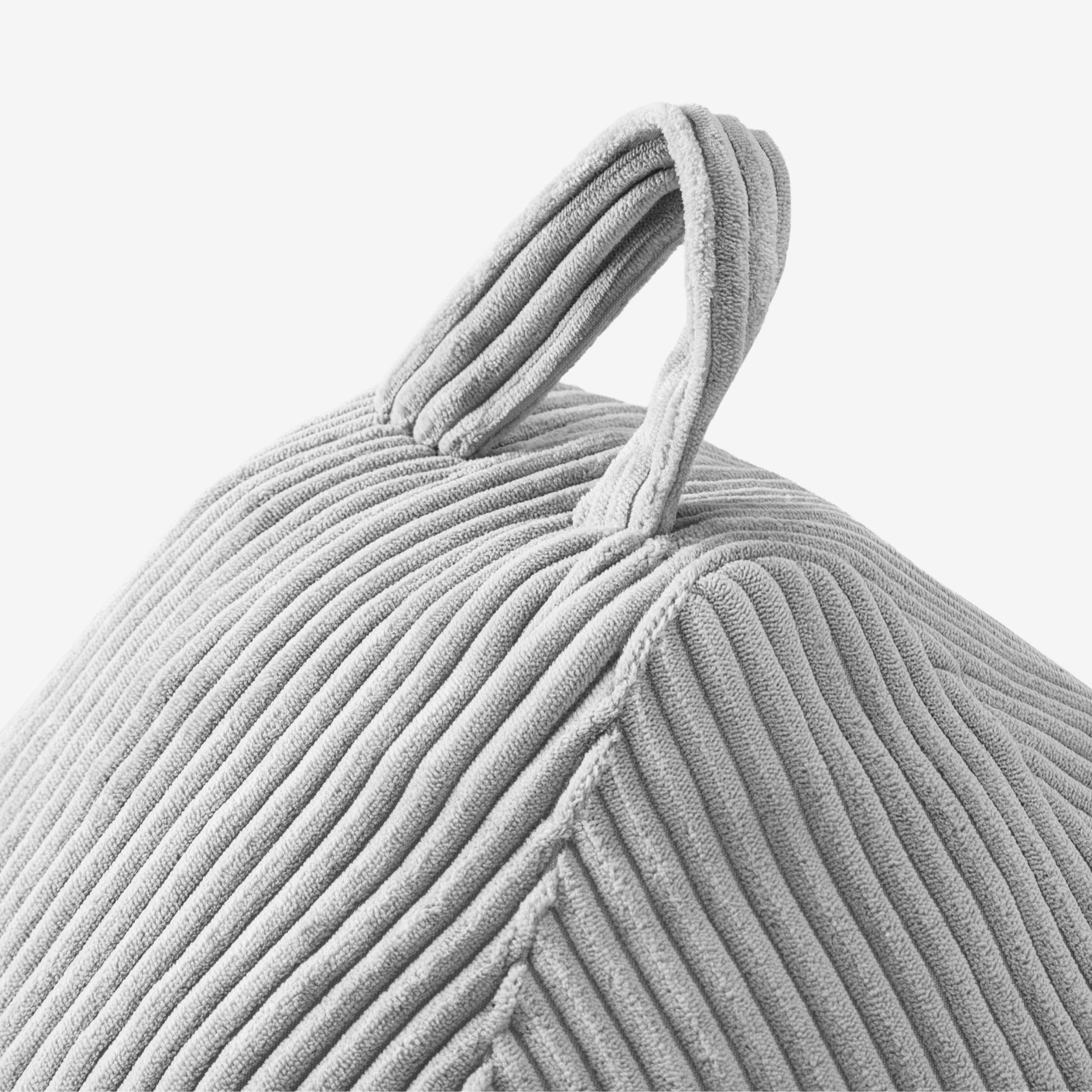 Grijze corduroy zitzak van Mark Adler Comfy 1.0 Grey