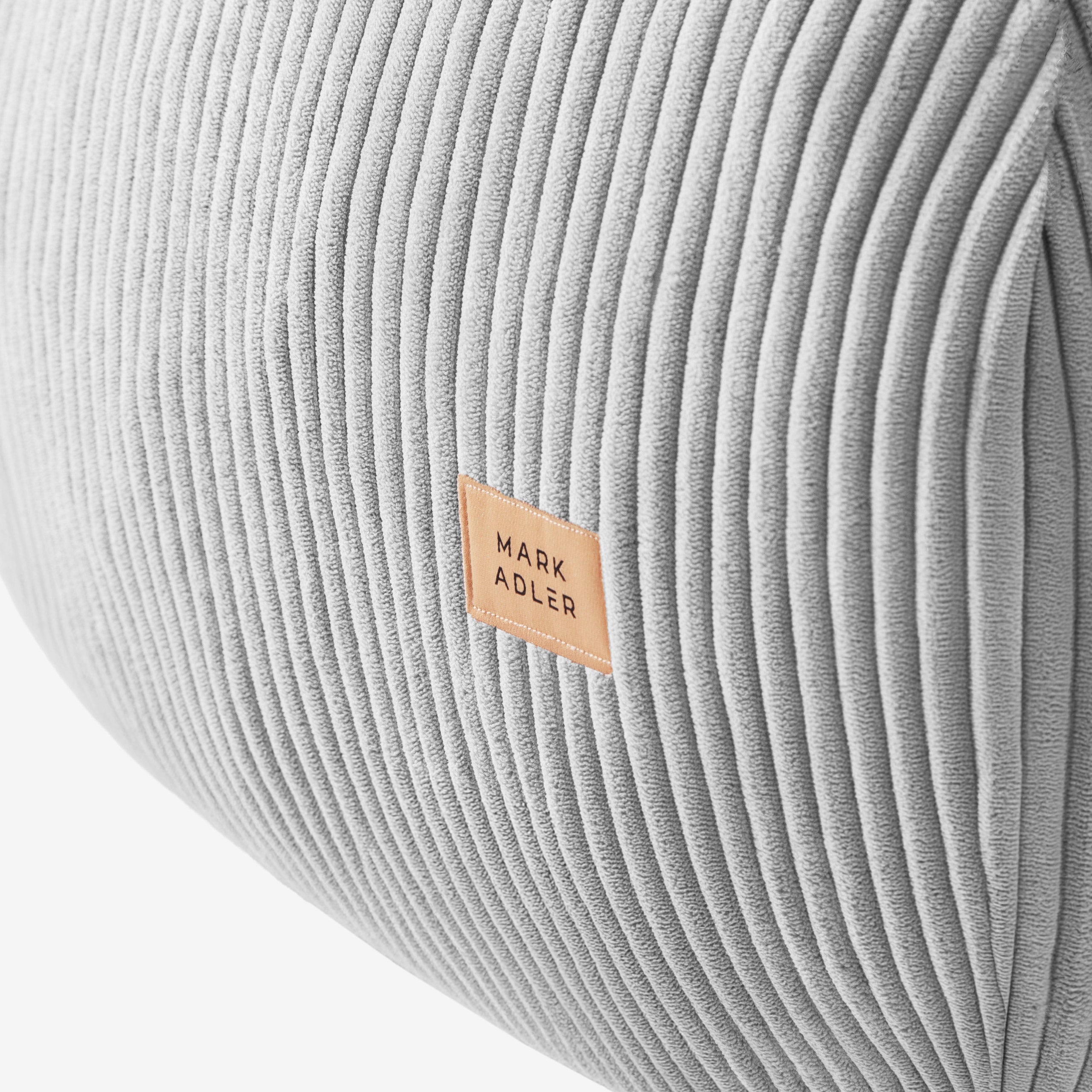 Grijze corduroy zitzak van Mark Adler Comfy 1.0 Grey