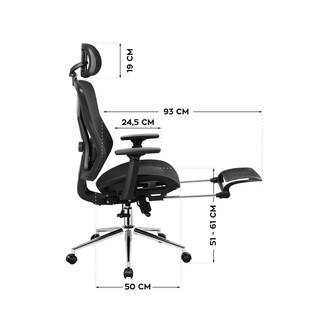 Mark Adler Expert 5.7 Black draaistoel