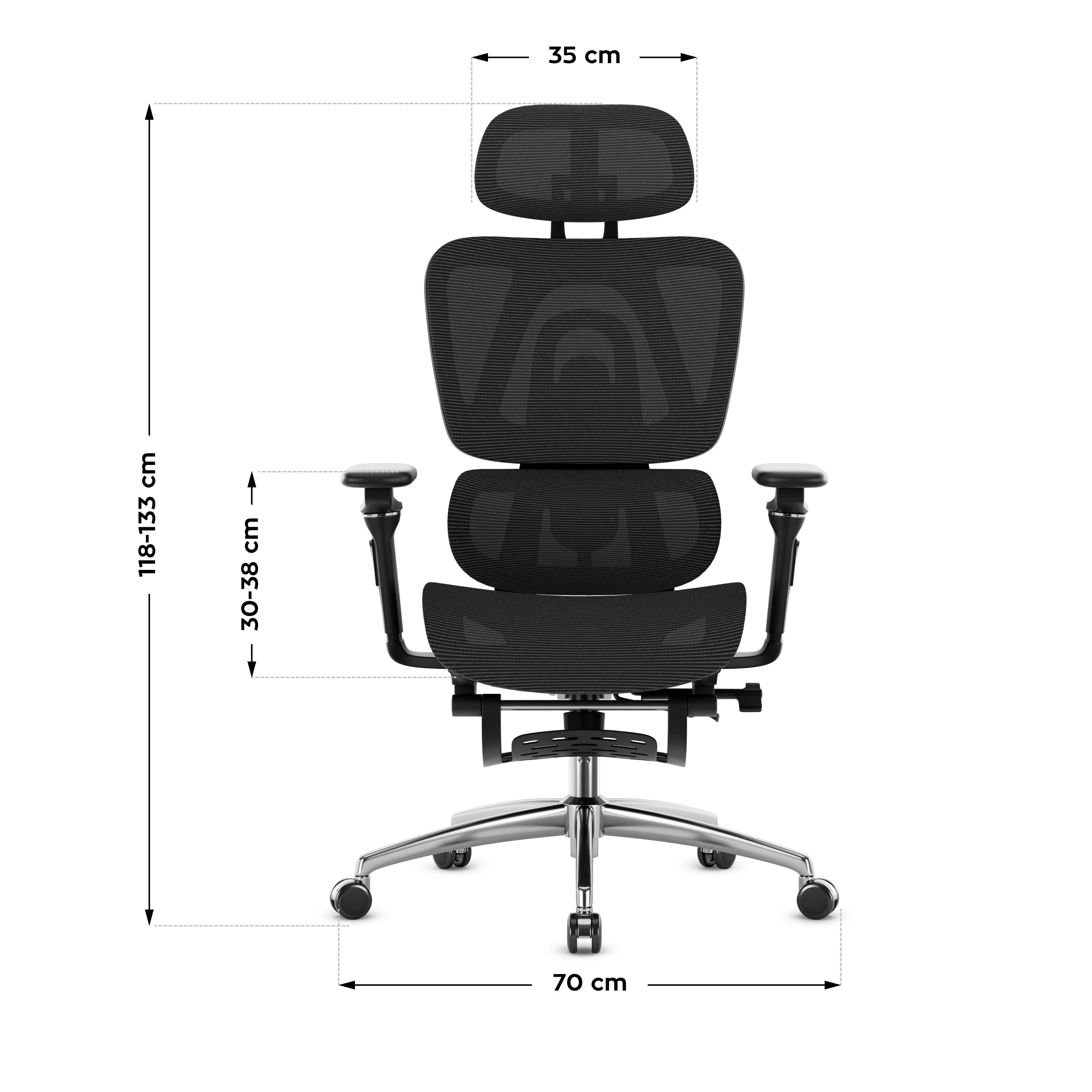 Ergonomische stoel Mark Adler Expert 7.9 Black