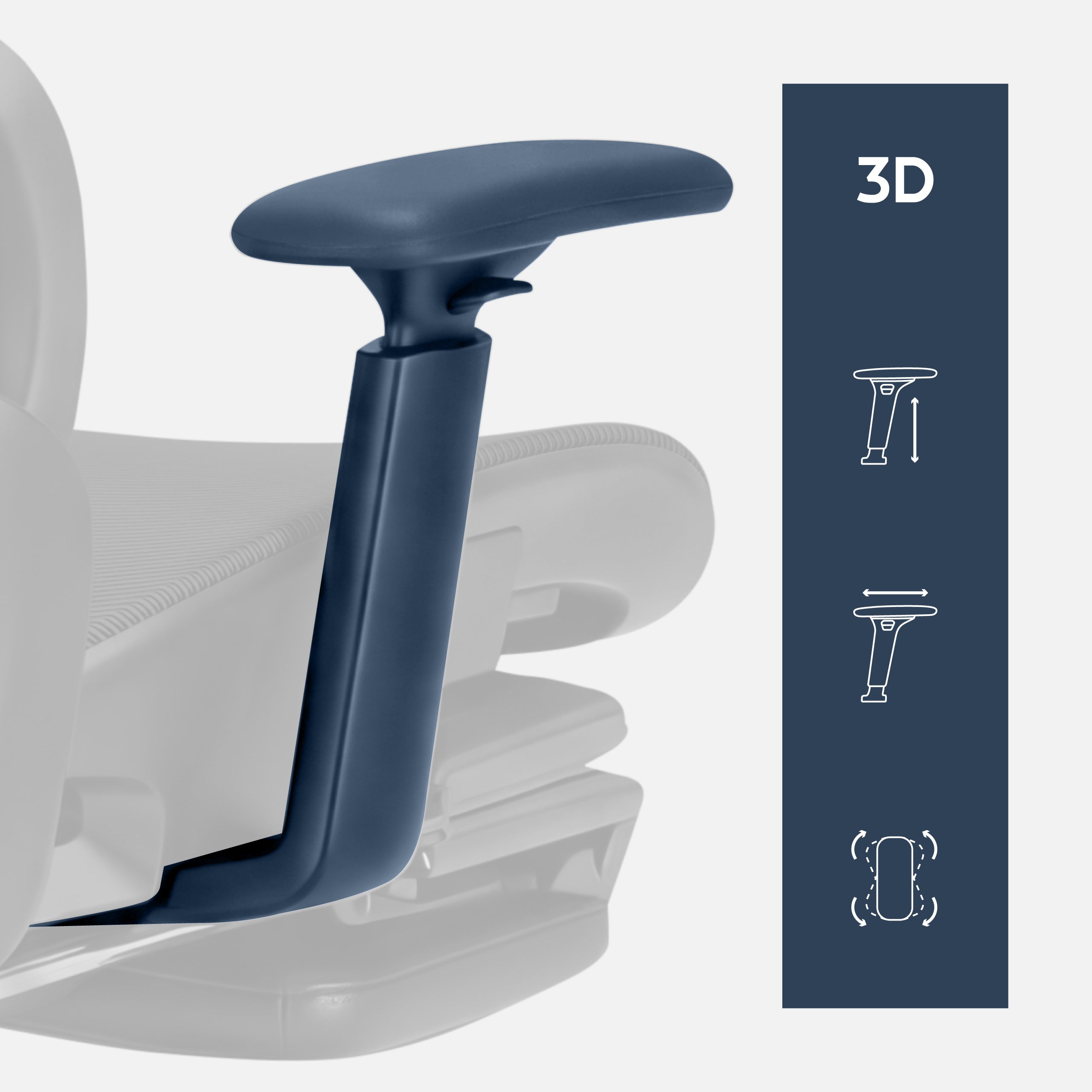 Ergonomische fauteuil met voetensteun Mark Adler Expert 9.3 Black