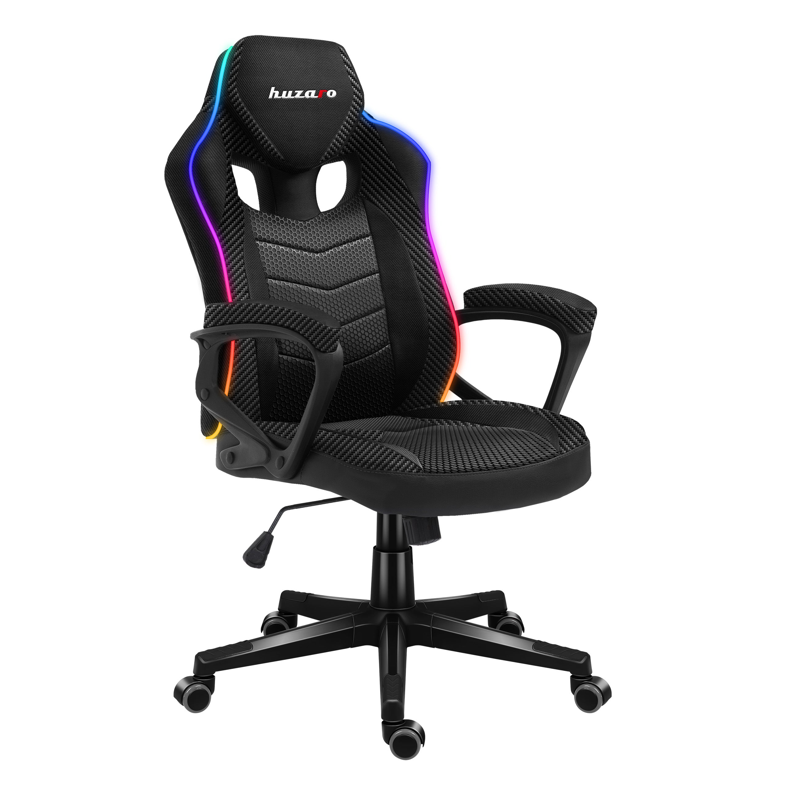 Huzaro Force 2.5 RGB Carbon Mesh-gamingstoel