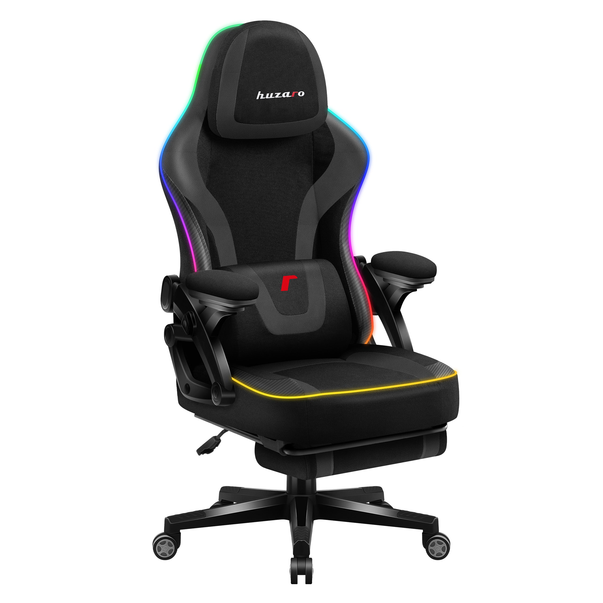 Huzaro Force 4.6 Black RGB Smart gamingstoel