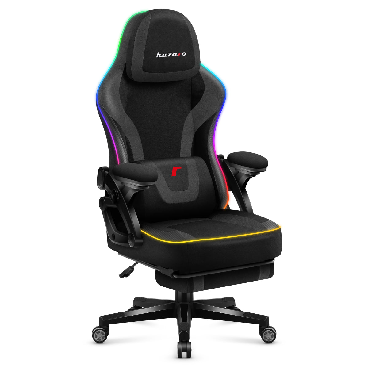 Huzaro Force 4.6 Black RGB Smart gamingstoel