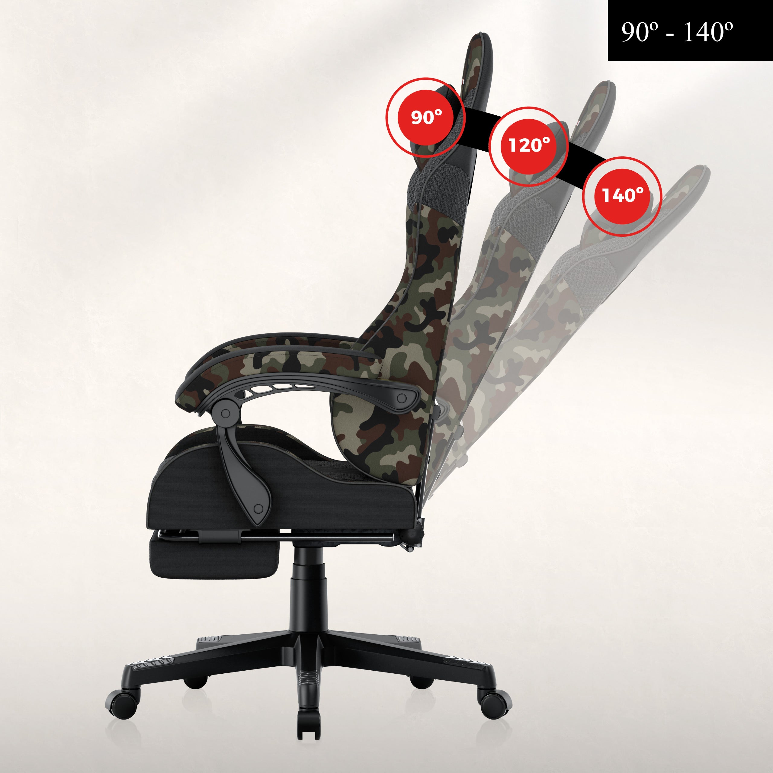 Huzaro Force 4.7 Camo Mesh-gamingstoel