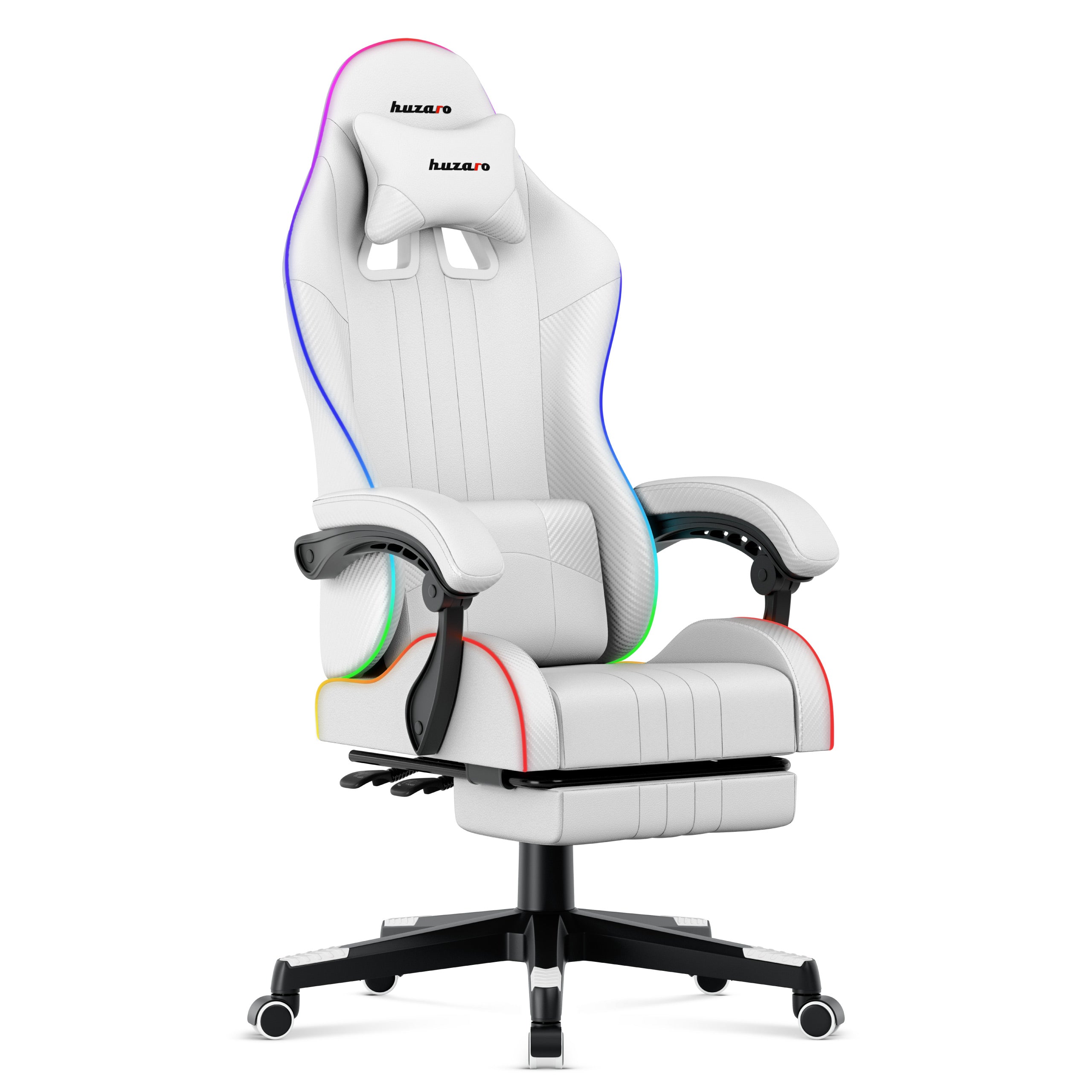 HUZARO Force 4.7 White RGB-gamingstoel