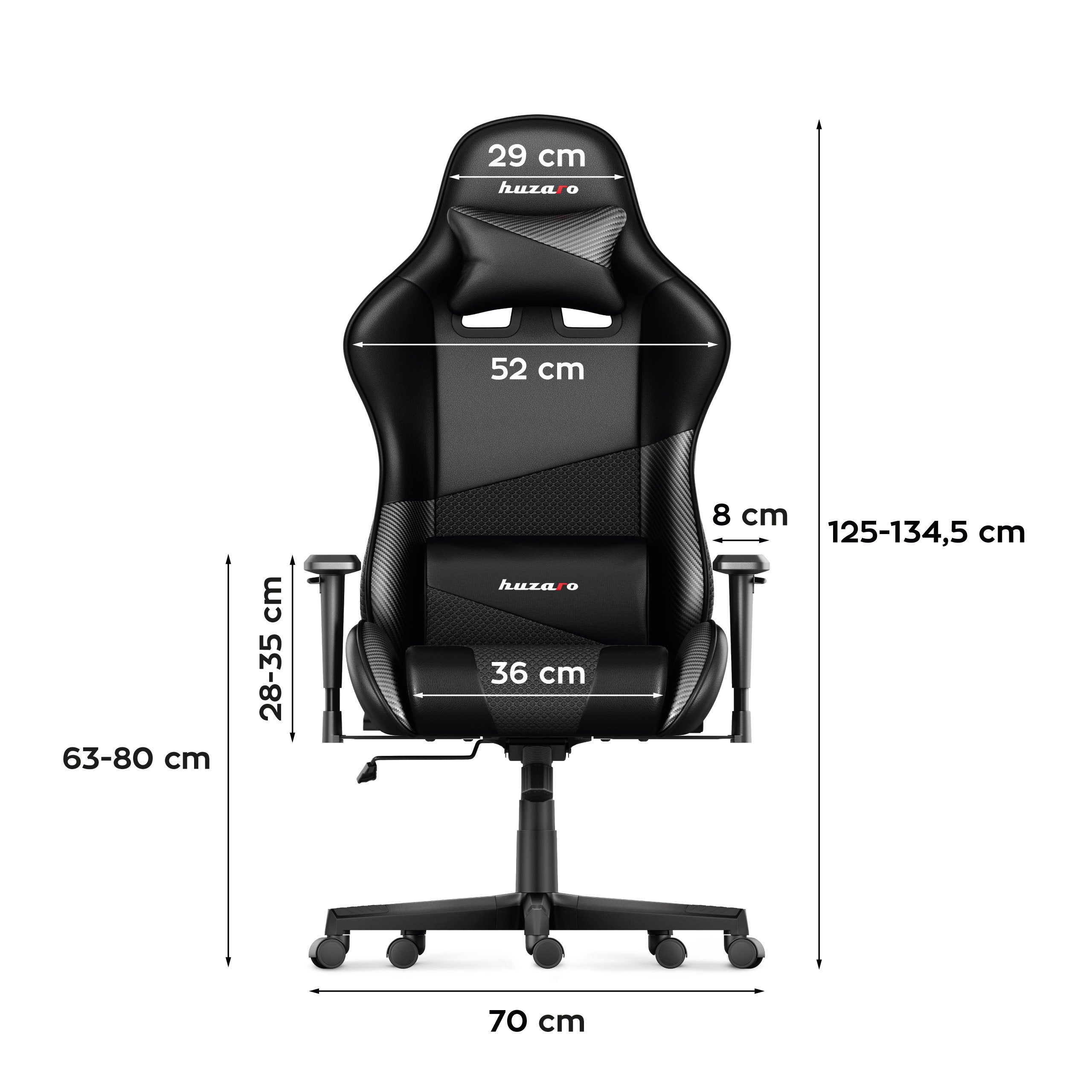 HUZARO FORCE 6.2 Carbon gamingstoel