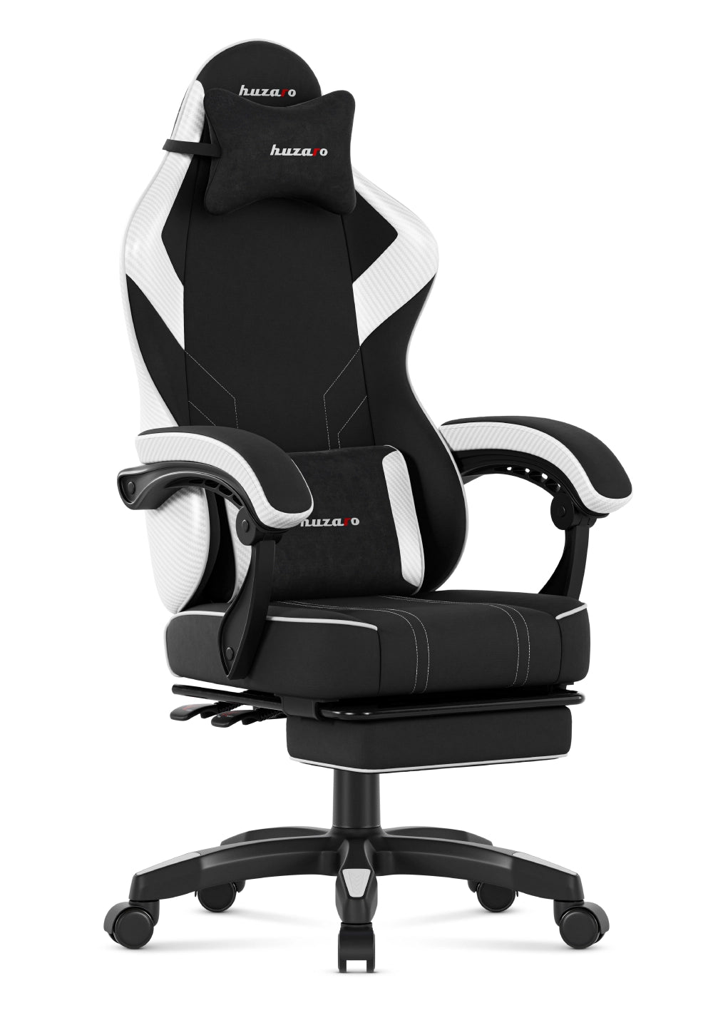 Huzaro Force 3.7 White Carbon gamingstoel
