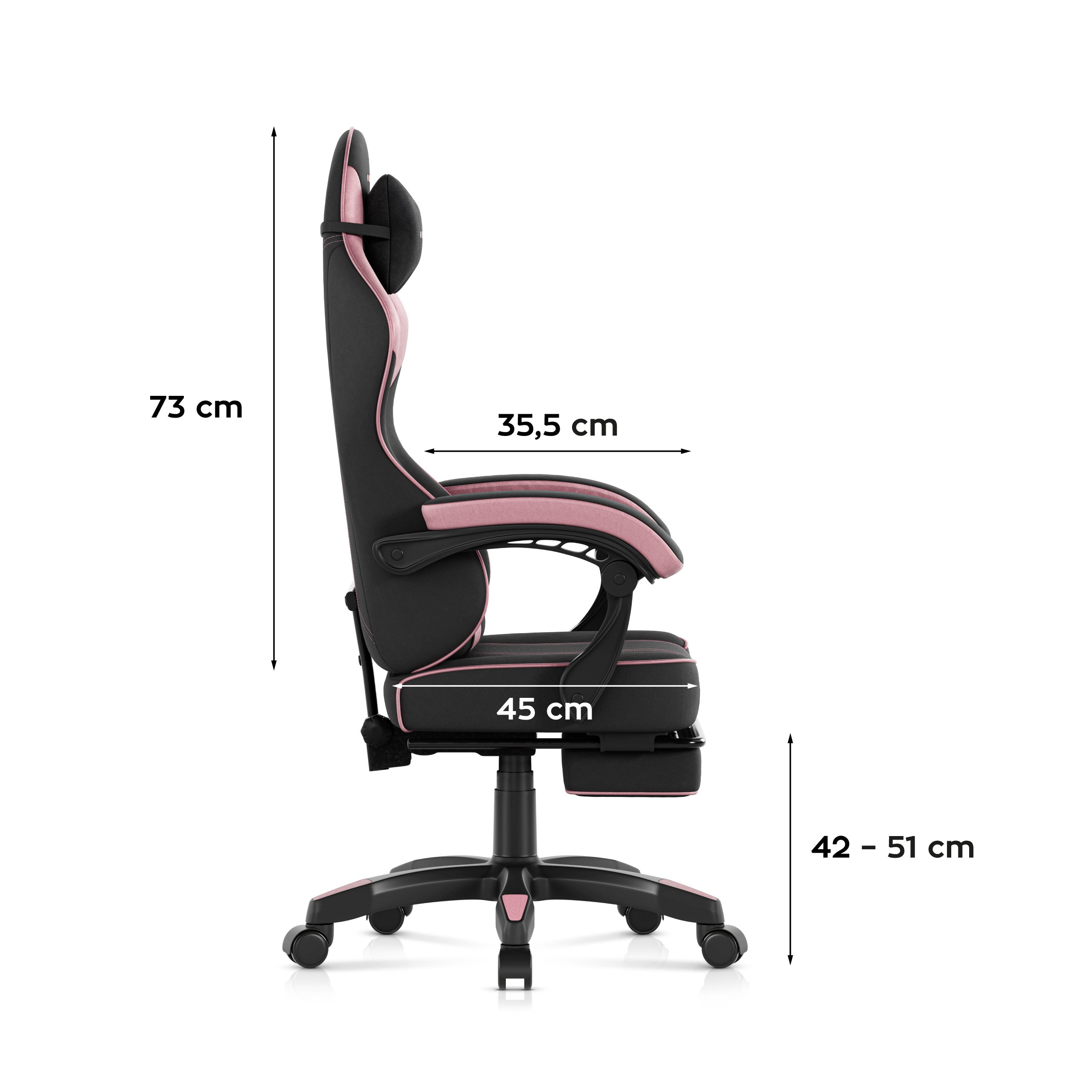 Huzaro Force 3.7 Pink gamingstoel