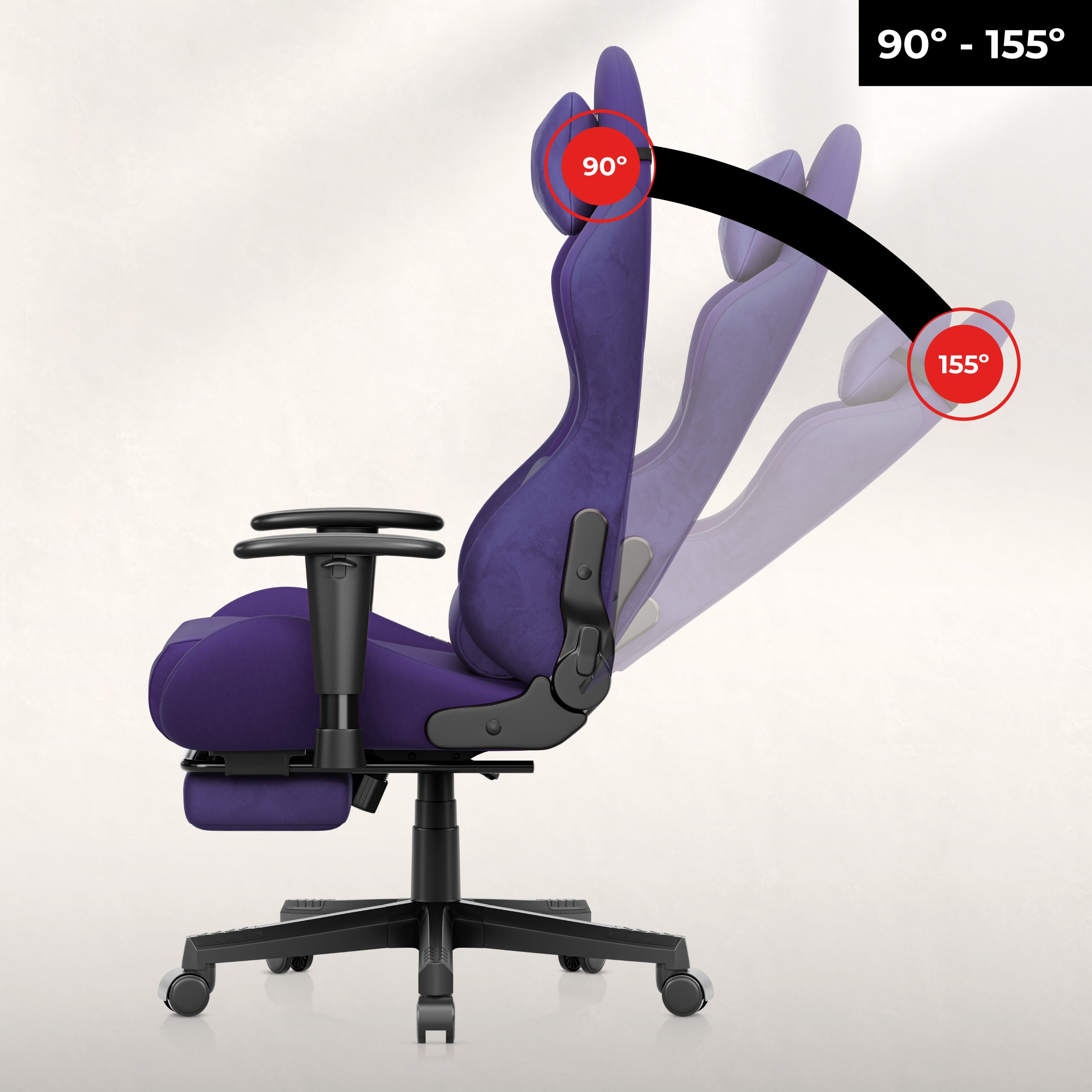 Huzaro Force 5.7 Purple gamingstoel