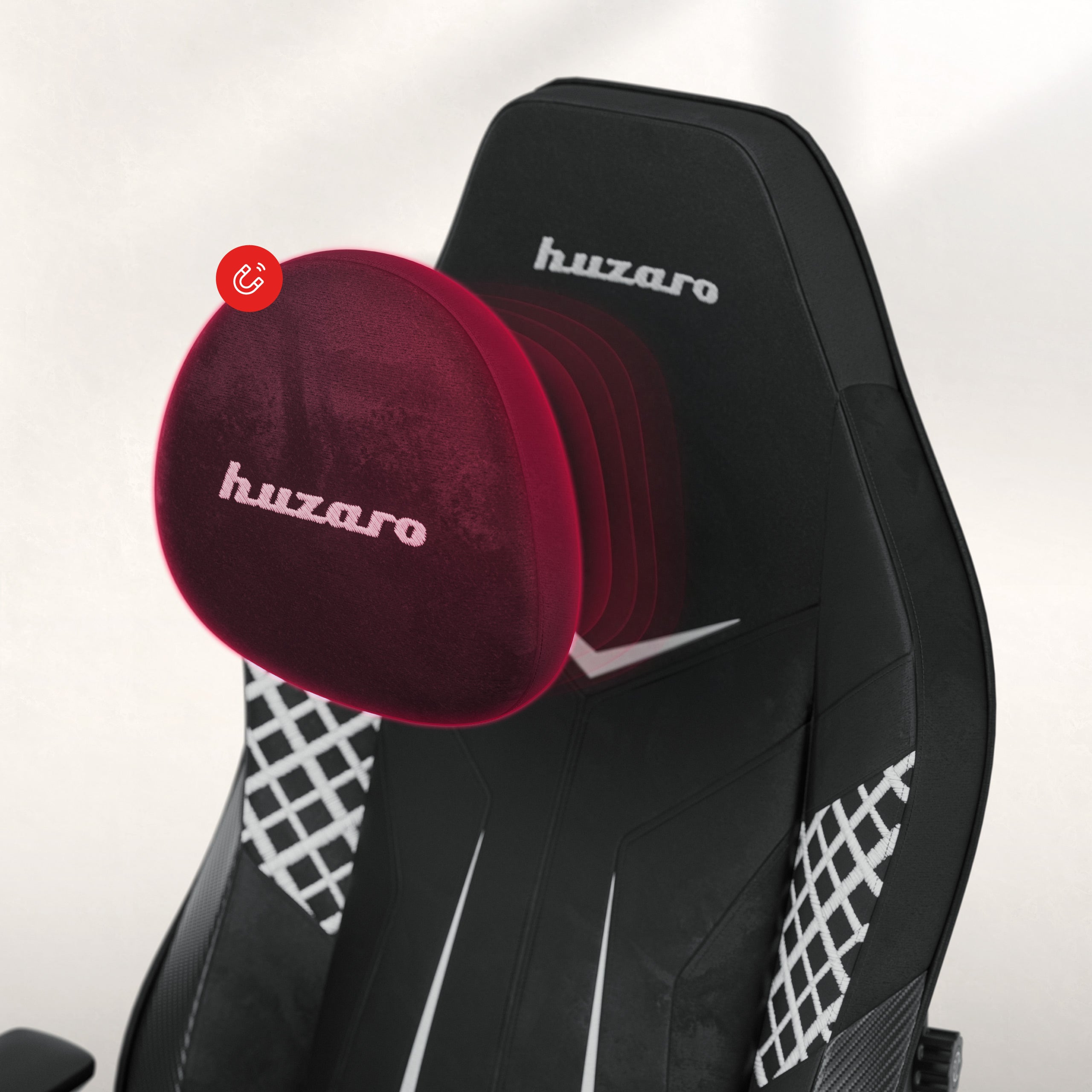 Huzaro Force 8.3 Carbon Black gamingstoel van suède