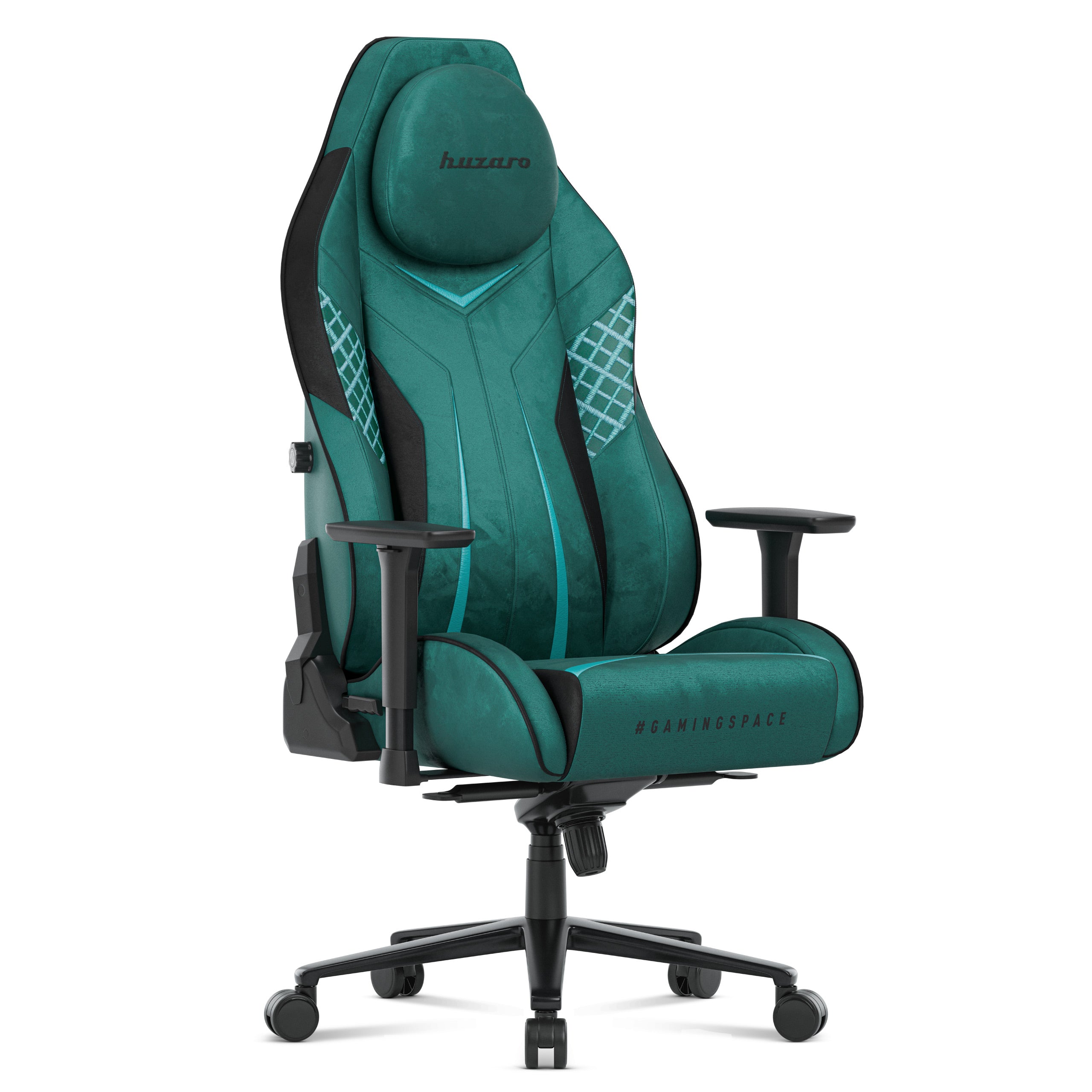 Huzaro Force 8.3 Green gamingstoel van suède