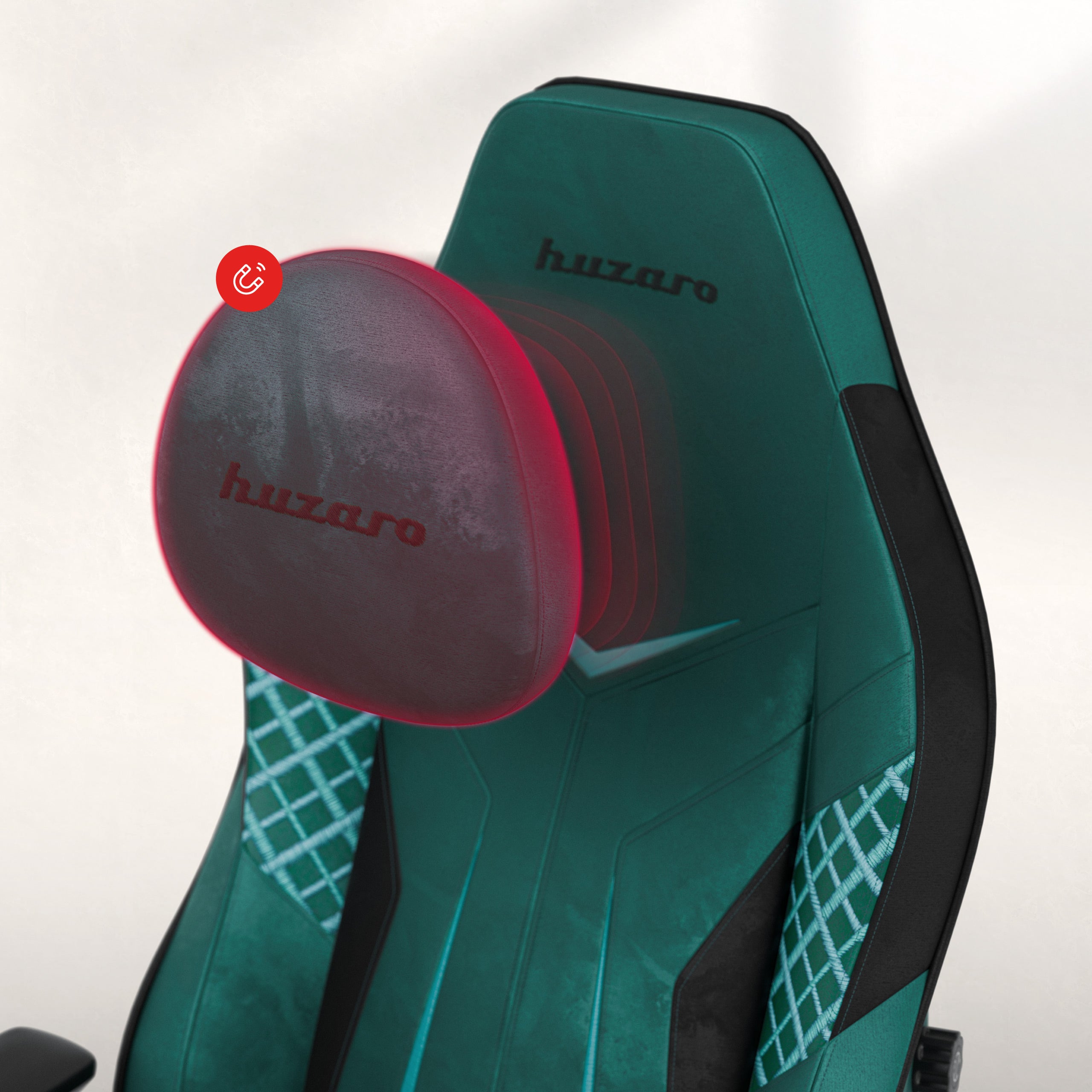 Huzaro Force 8.3 Green gamingstoel van suède