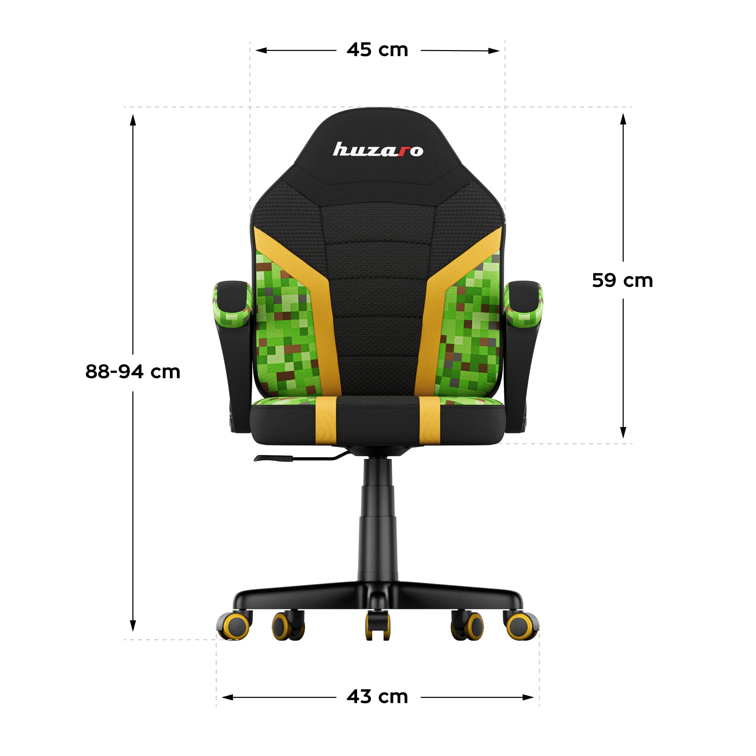 Huzaro RANGER 1.0 Pixel Mesh gamingstoel voor kinderen