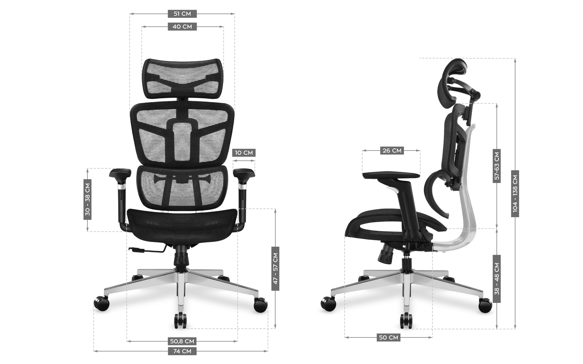 Mark Adler Expert 5.7 Black draaistoel