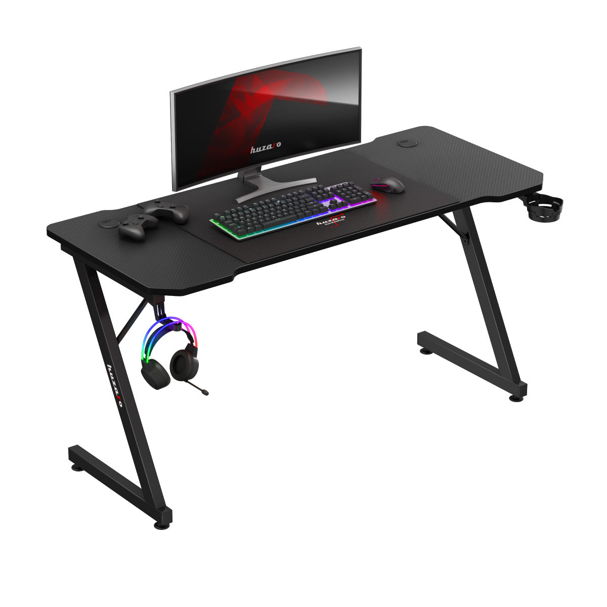 Huzaro Hero 3.3 Black gamingbureau, 140 cm
