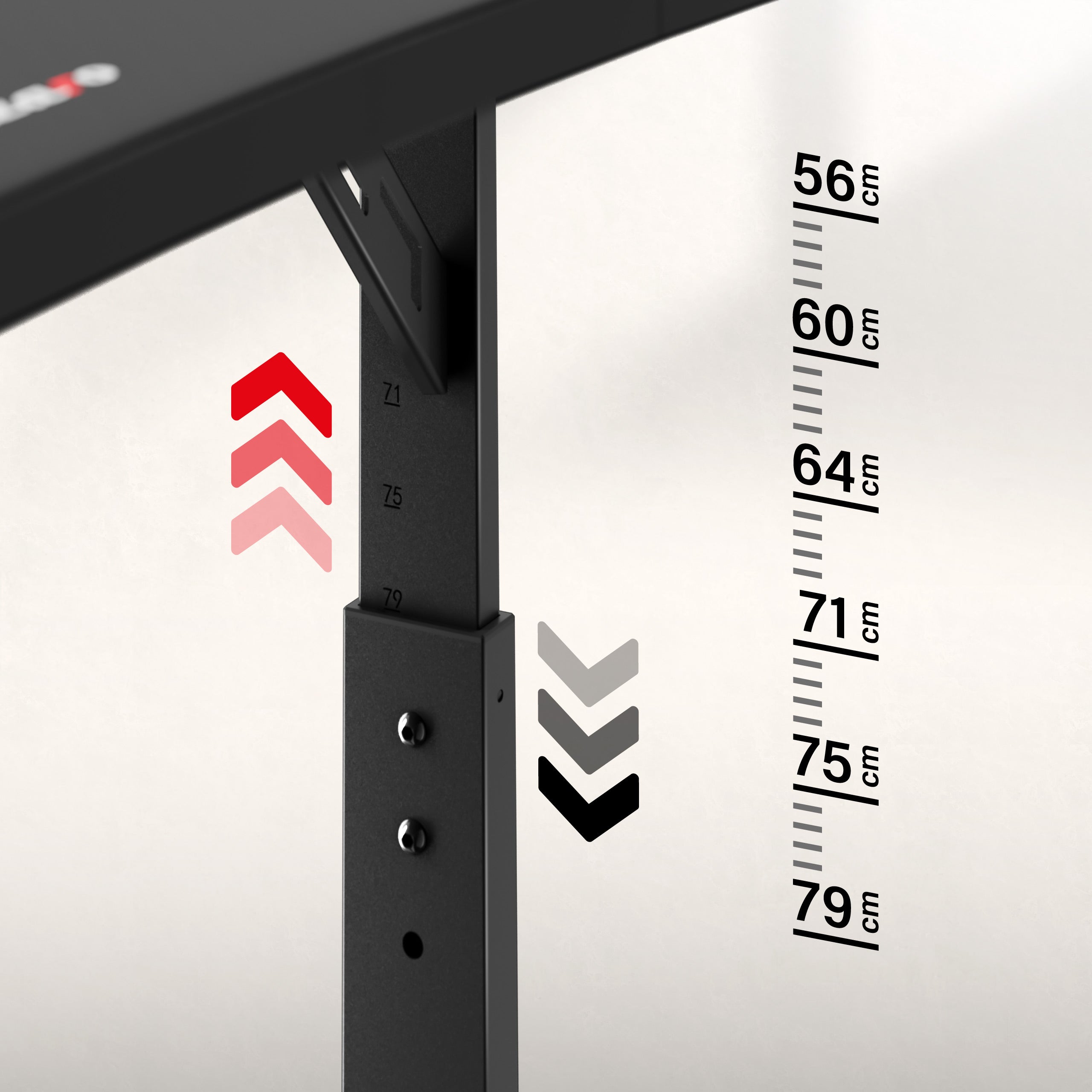 Huzaro Hero 3.6 Black gamingbureau, 140 cm