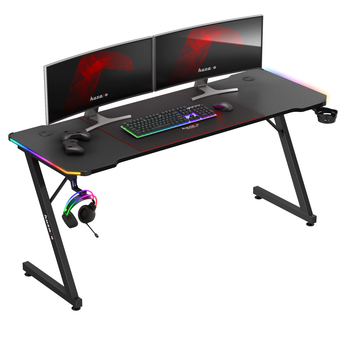 Huzaro Hero 4.8 RGB gamingbureau, 160 cm