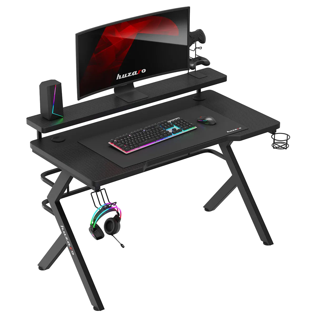 Huzaro Hero 5.0 Black gamingbureau, 120 cm