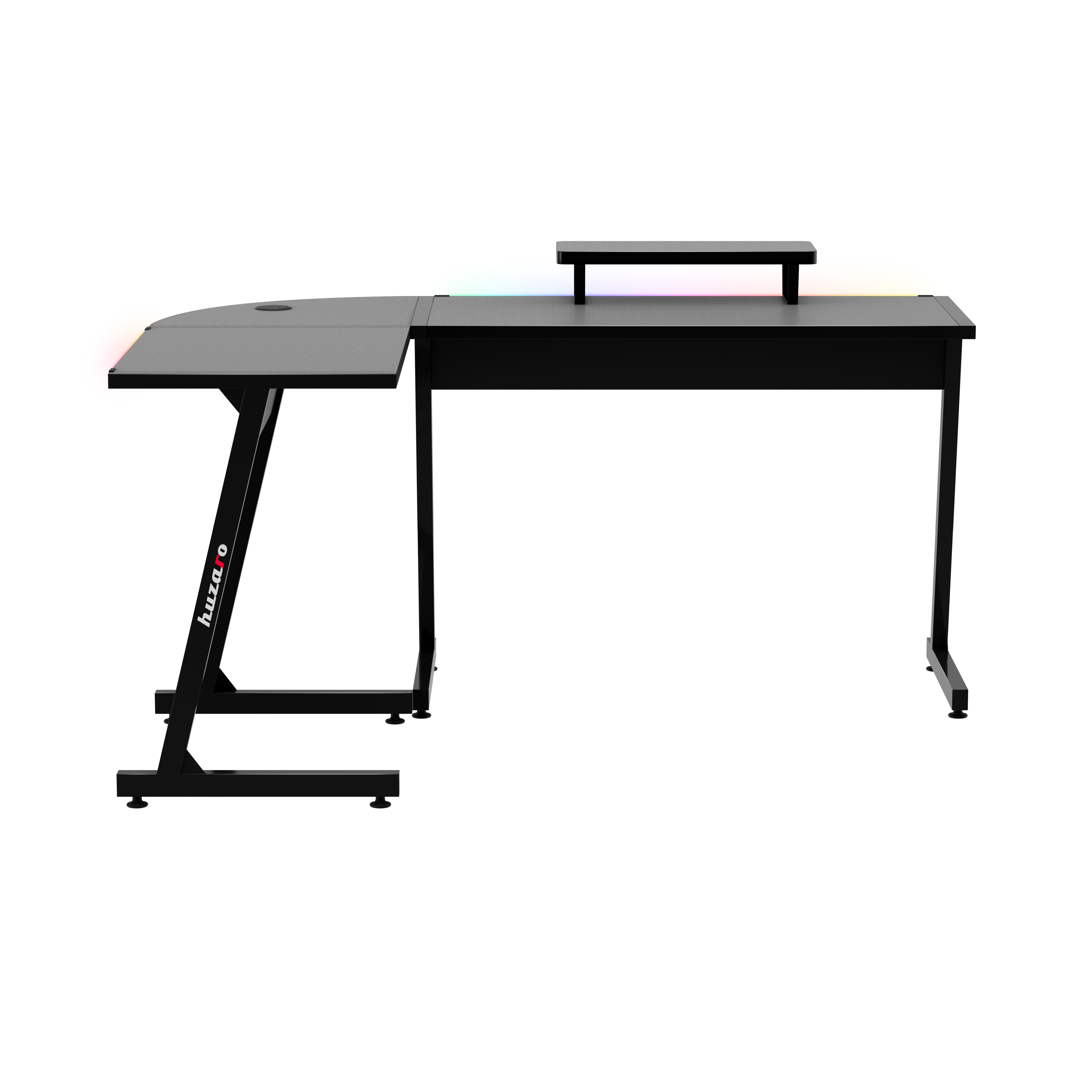 HUZARO HERO 6.0 Black RGB Smart gamingbureau 147 cm