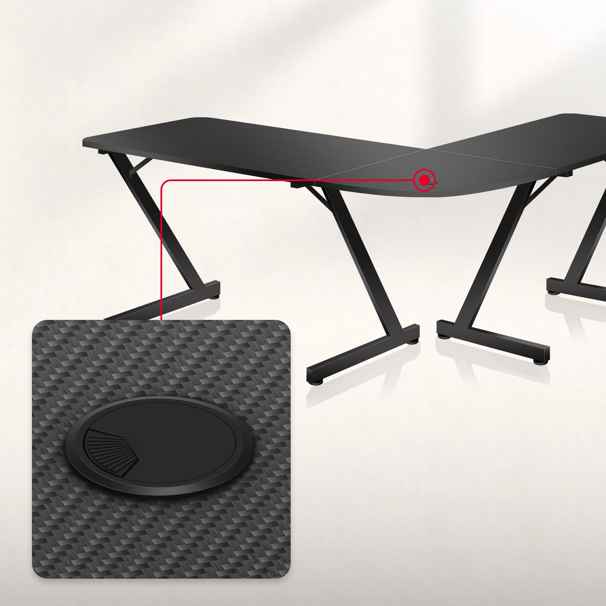 Huzaro Hero 7.0 gamingbureau, 154 cm