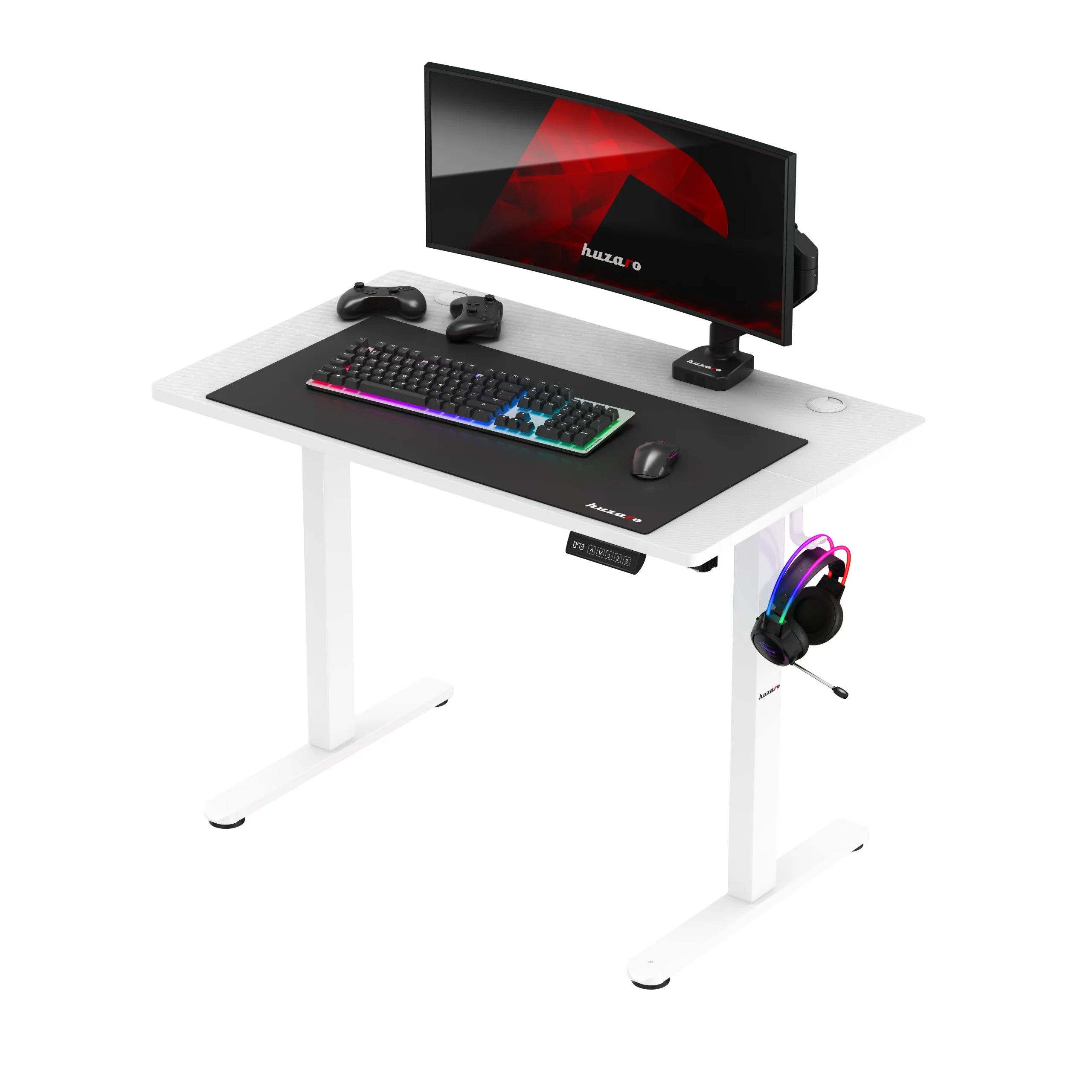Huzaro Hero 7.9 White elektrisch verstelbaar bureau, 100 cm